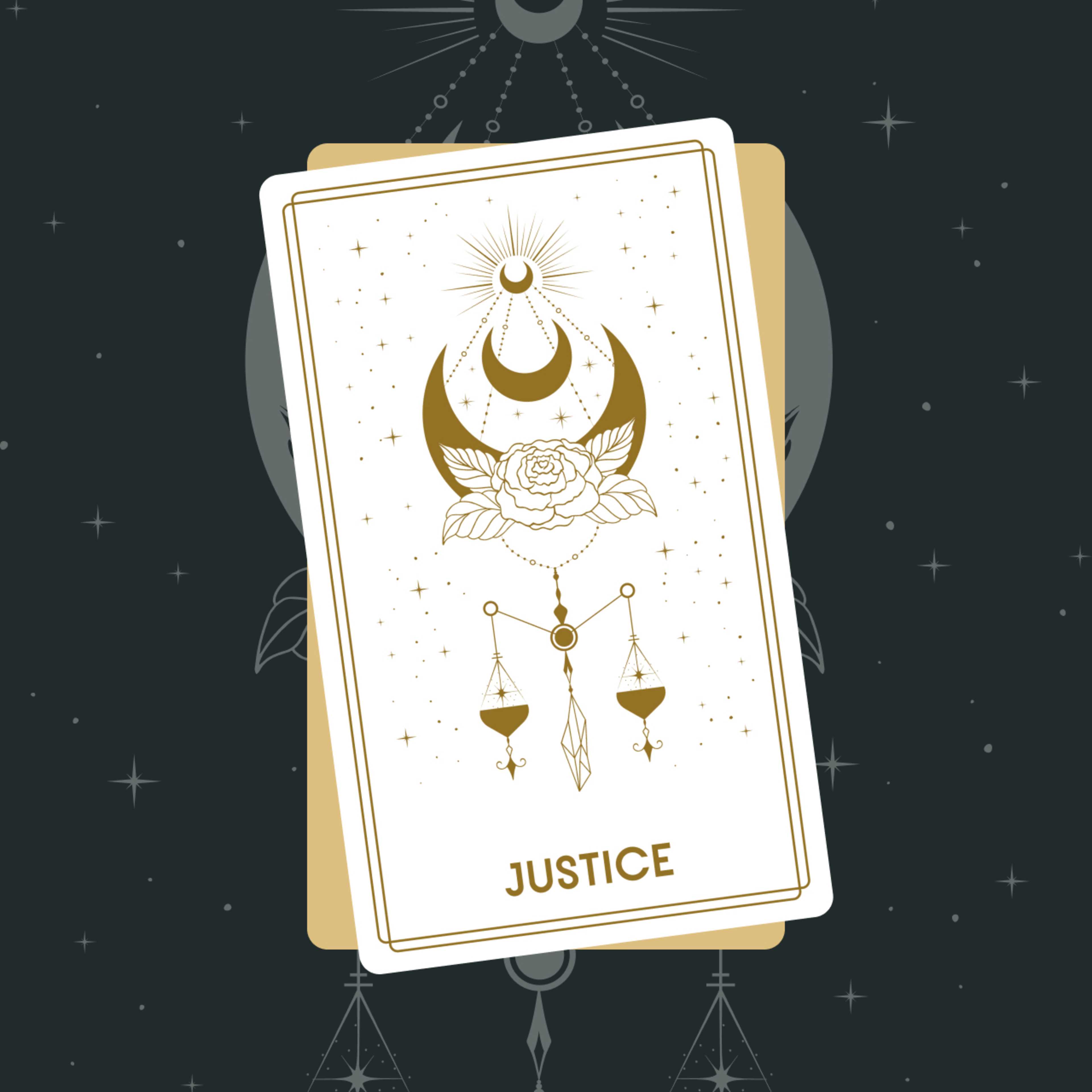 Justice Tarot Card (Major Arcana #11)