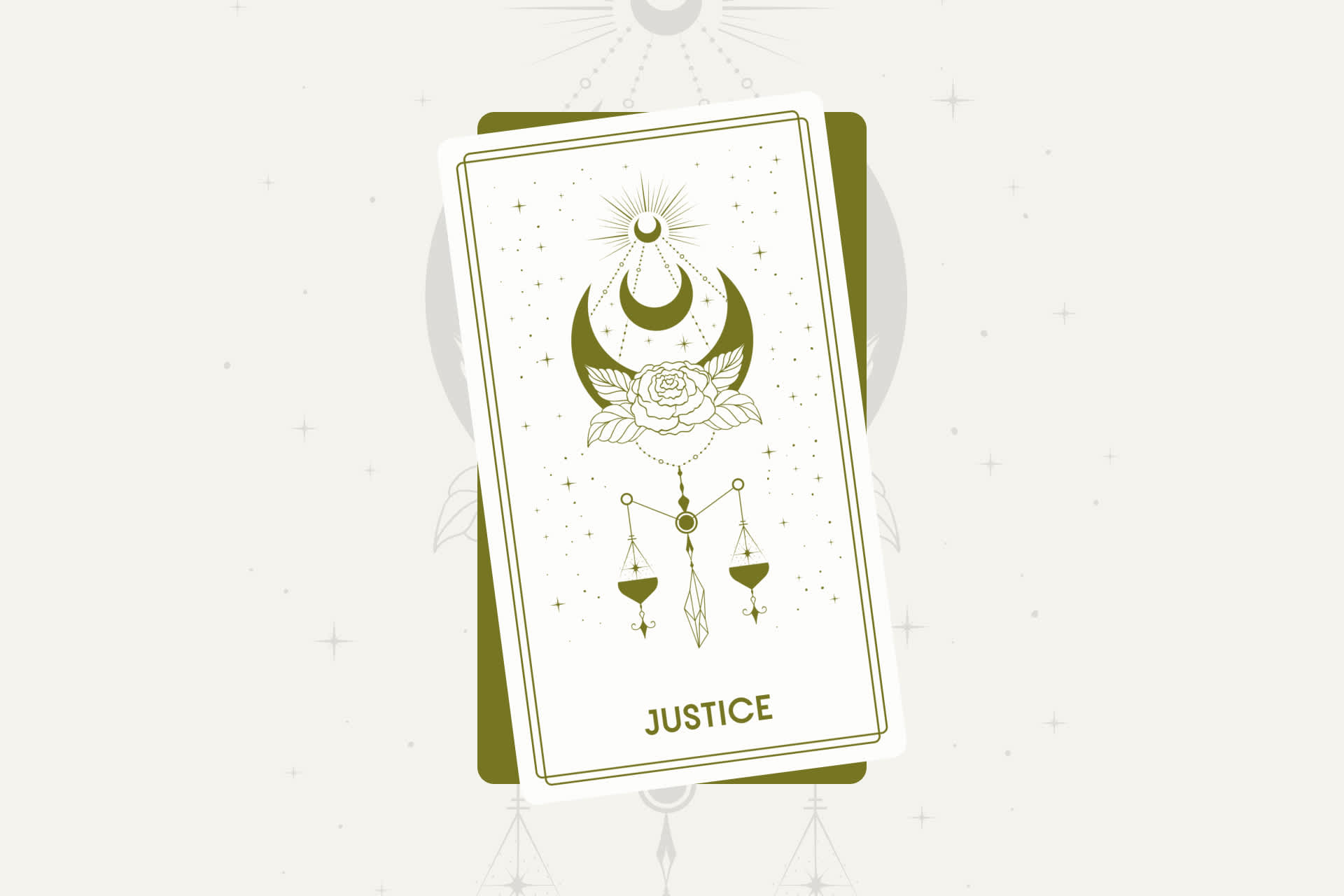 Justice Tarot Card (Major Arcana #11)