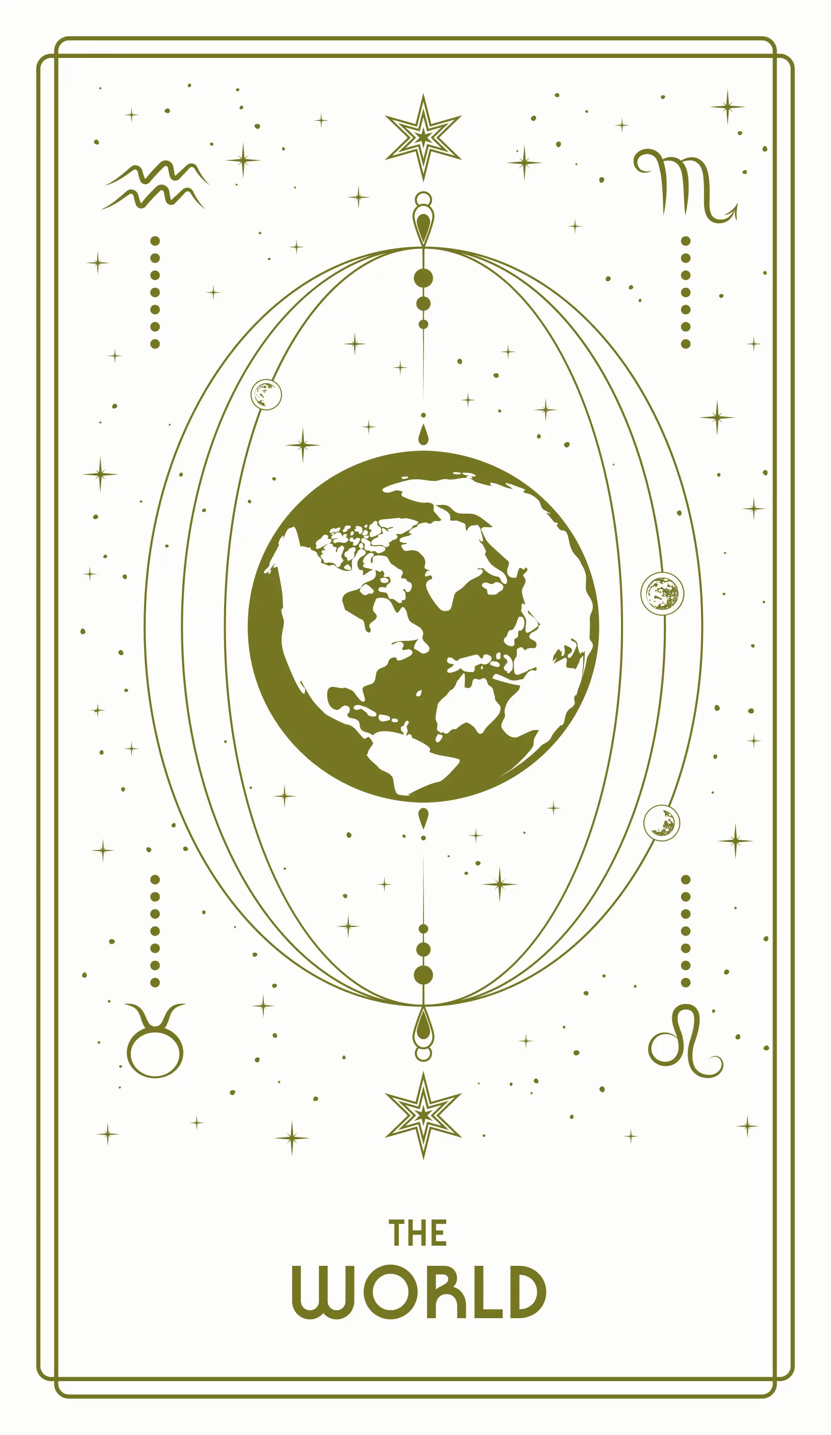 The World Tarot Card