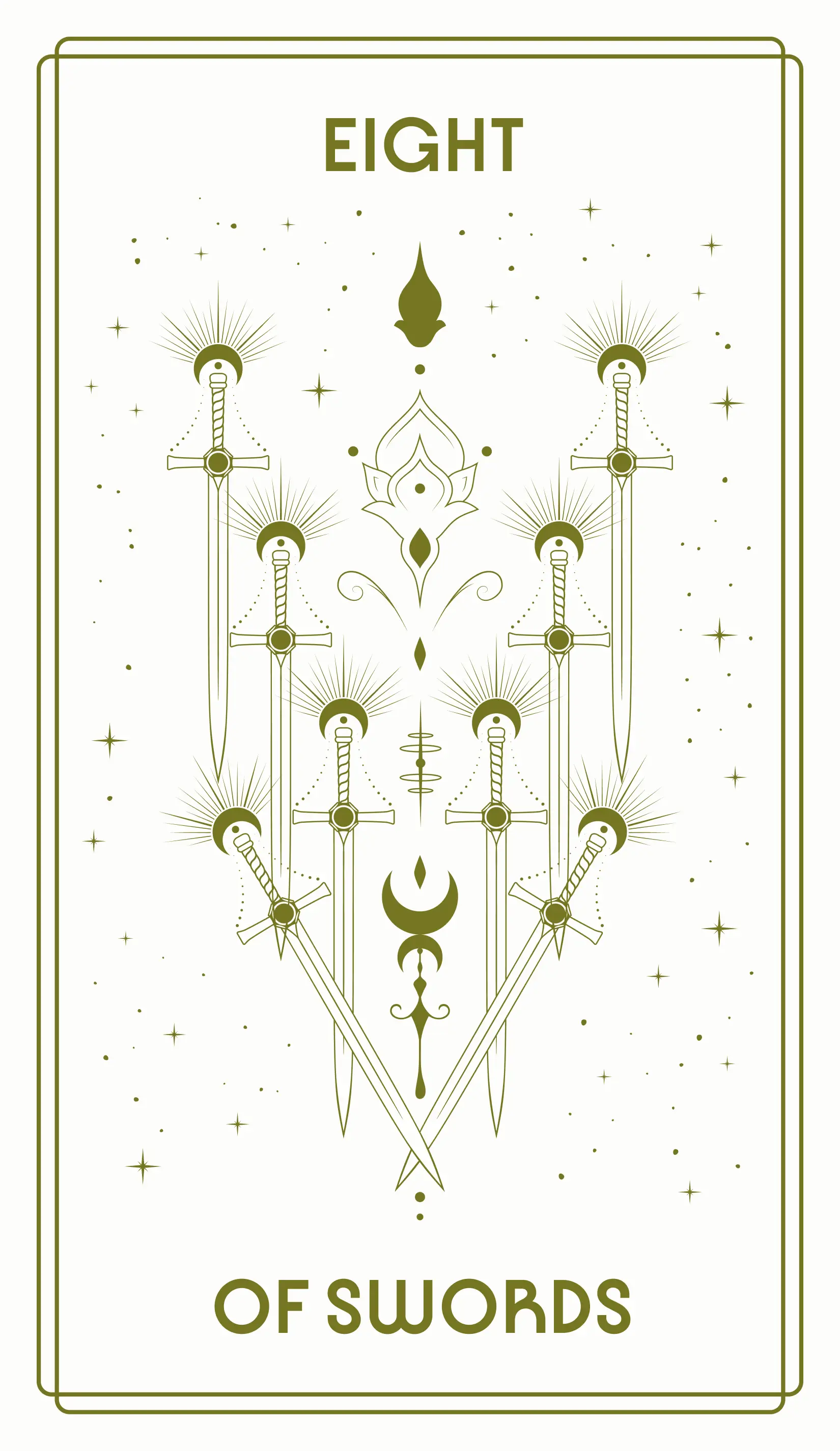 Eight of Swords Tarot Card