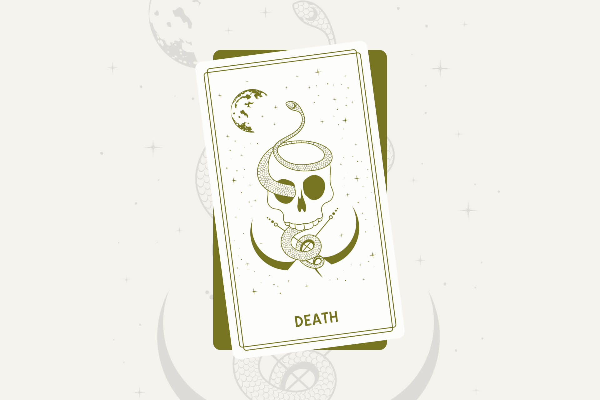 Death Tarot Card (Major Arcana #13)