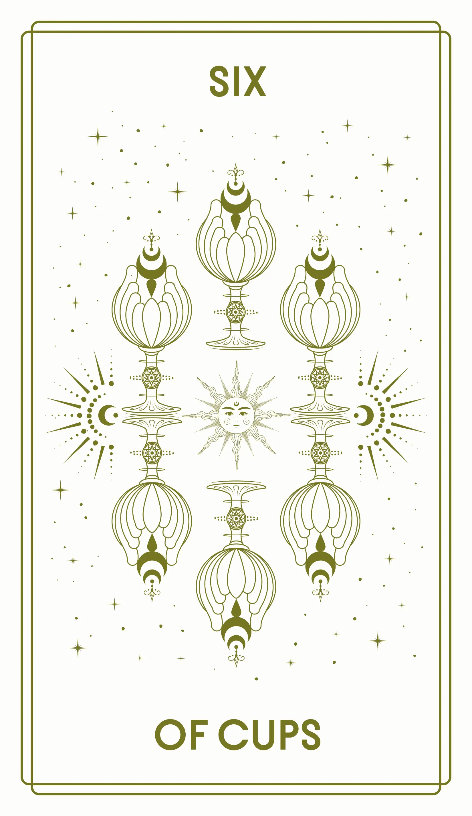 Six of Cups Tarot Card