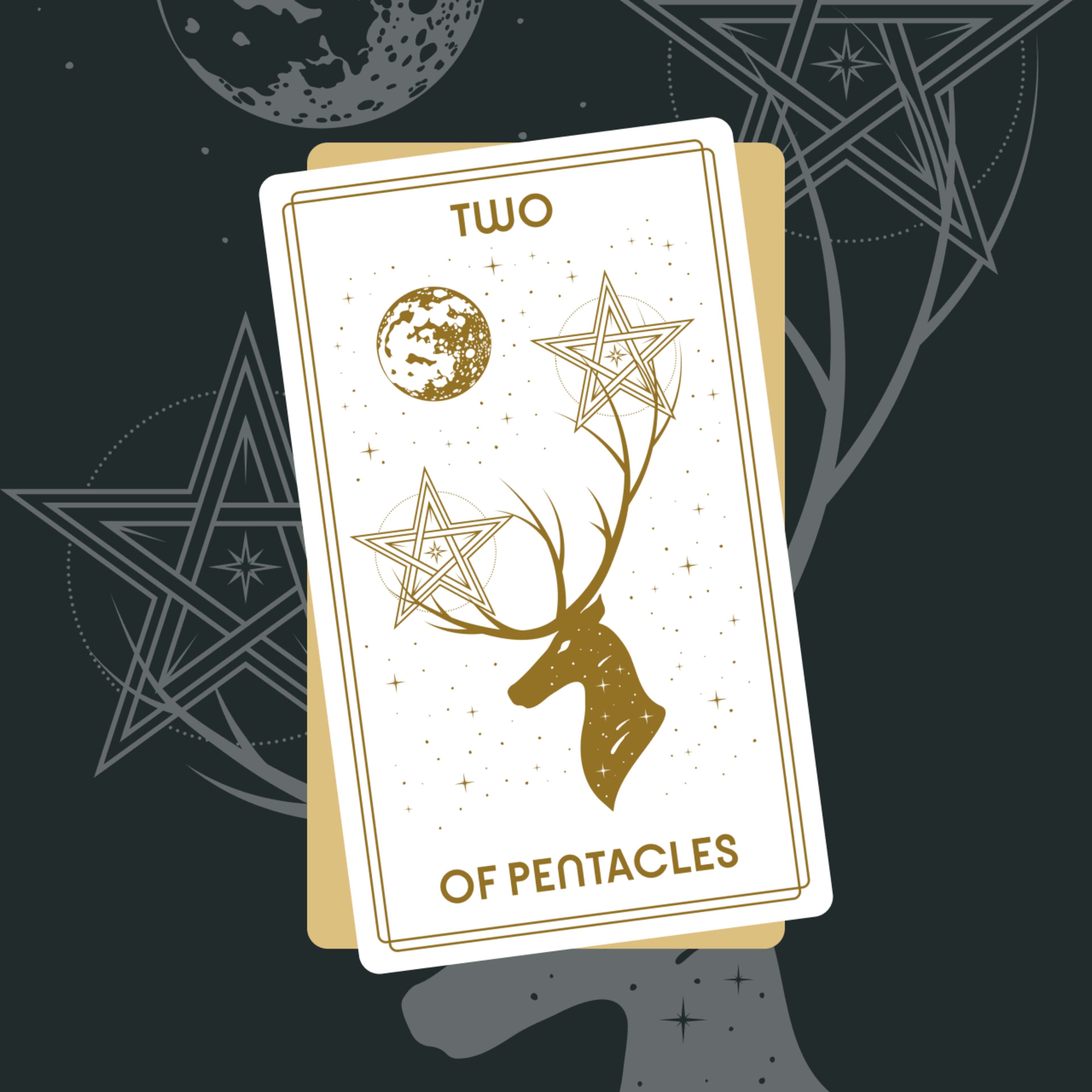 Two of Pentacles Tarot Card