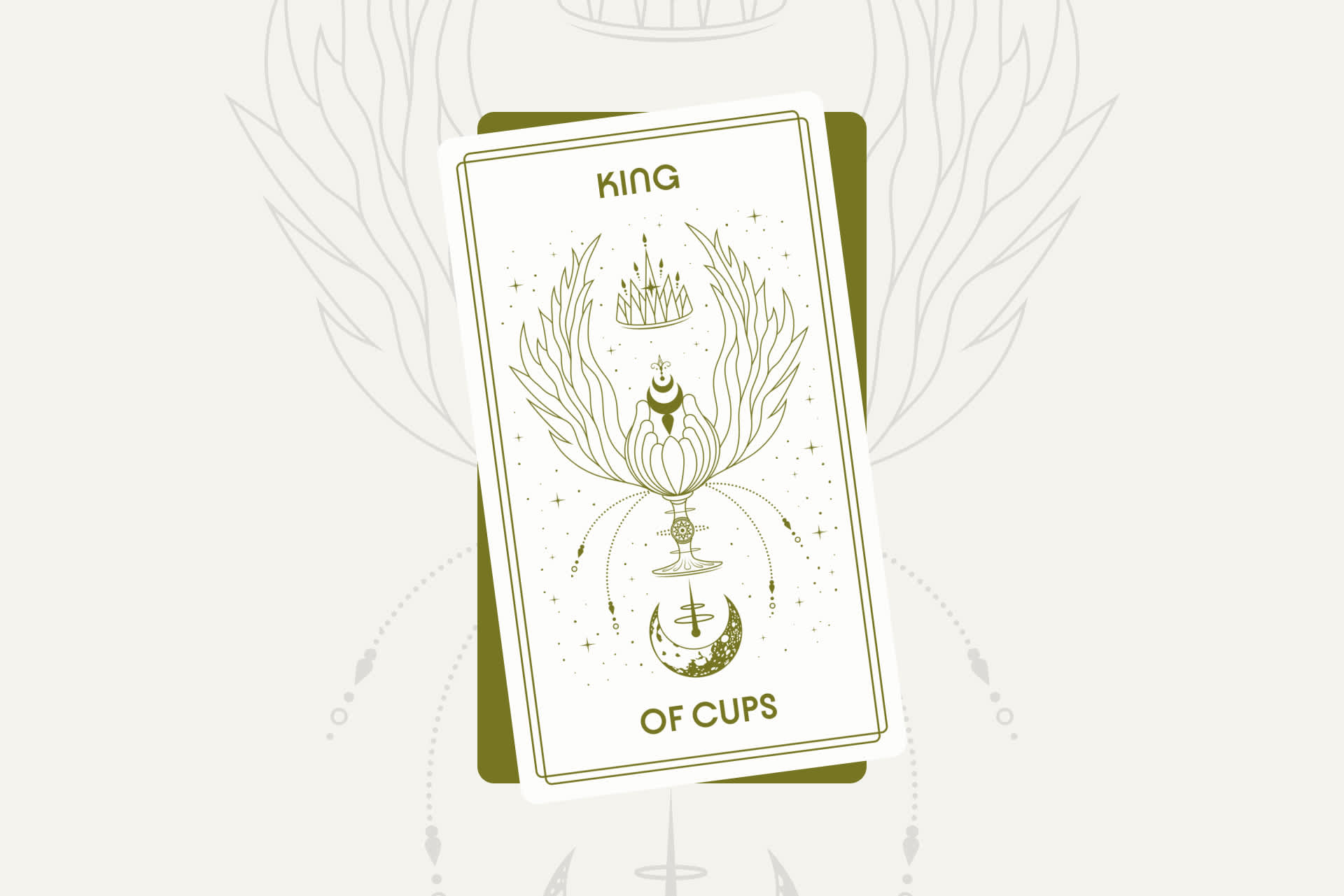 King of Cups Tarot Card