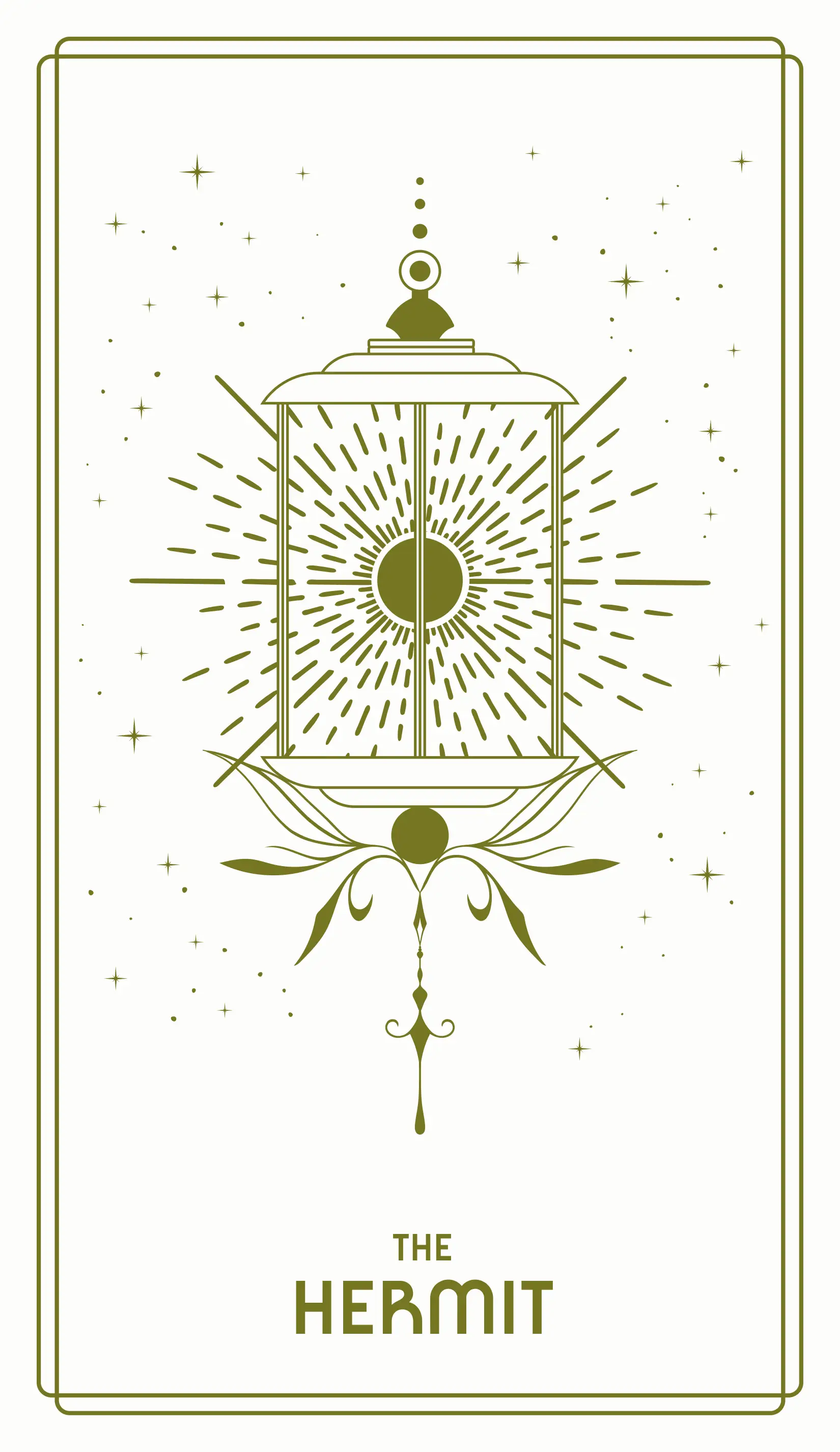 The Hermit Tarot Card