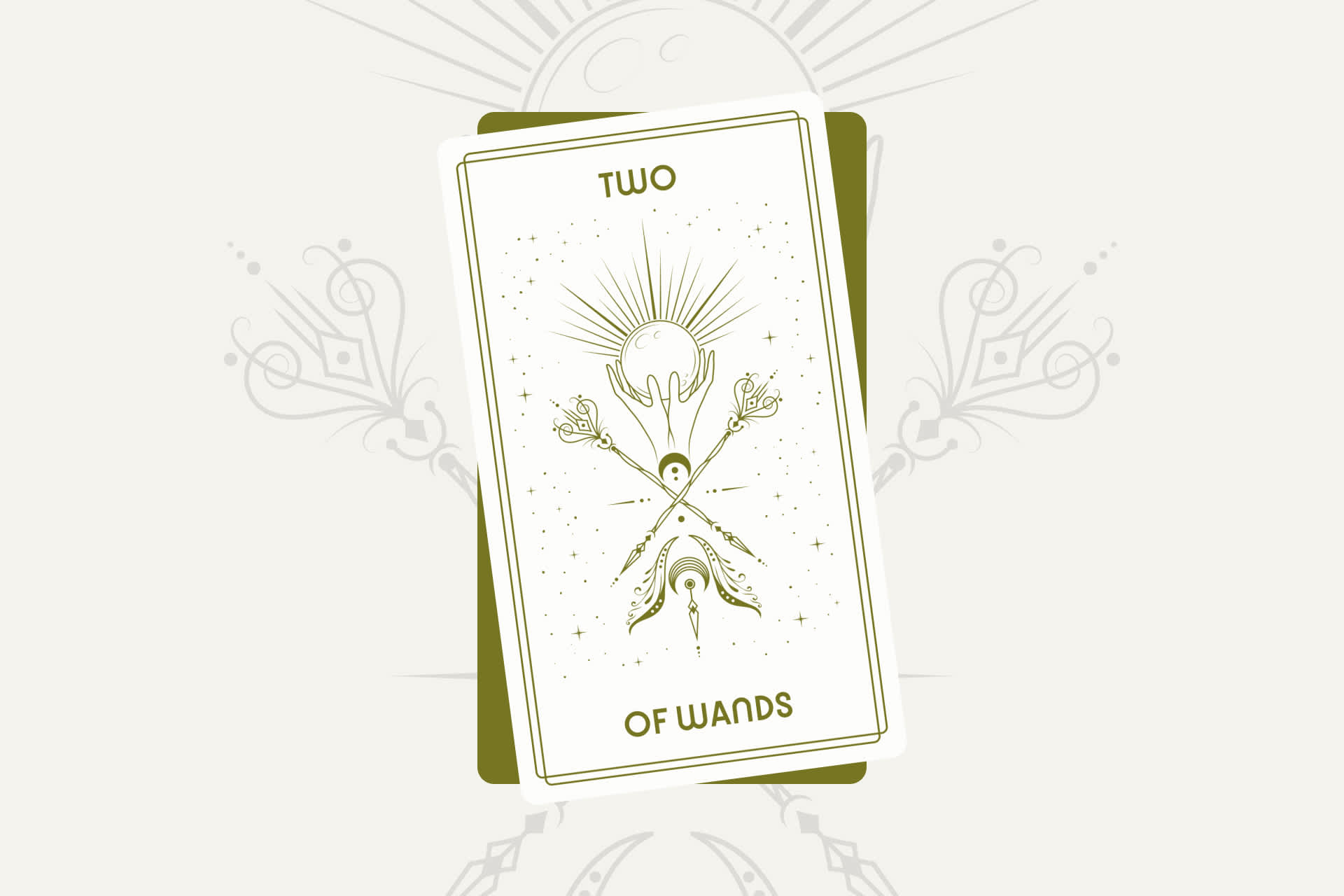 Two of Wands Tarot Card