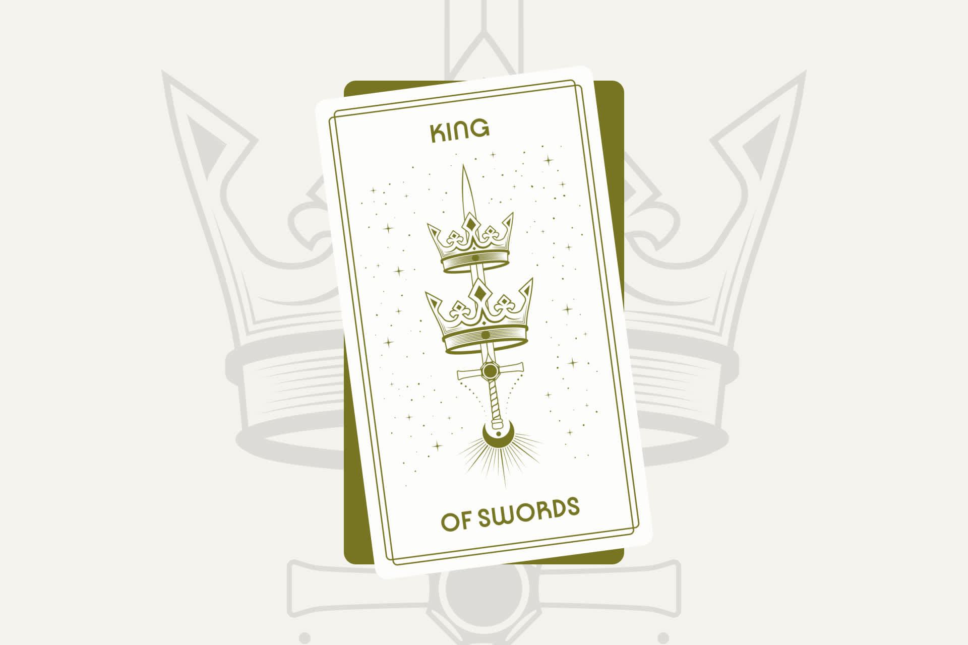 King of Swords Tarot Card