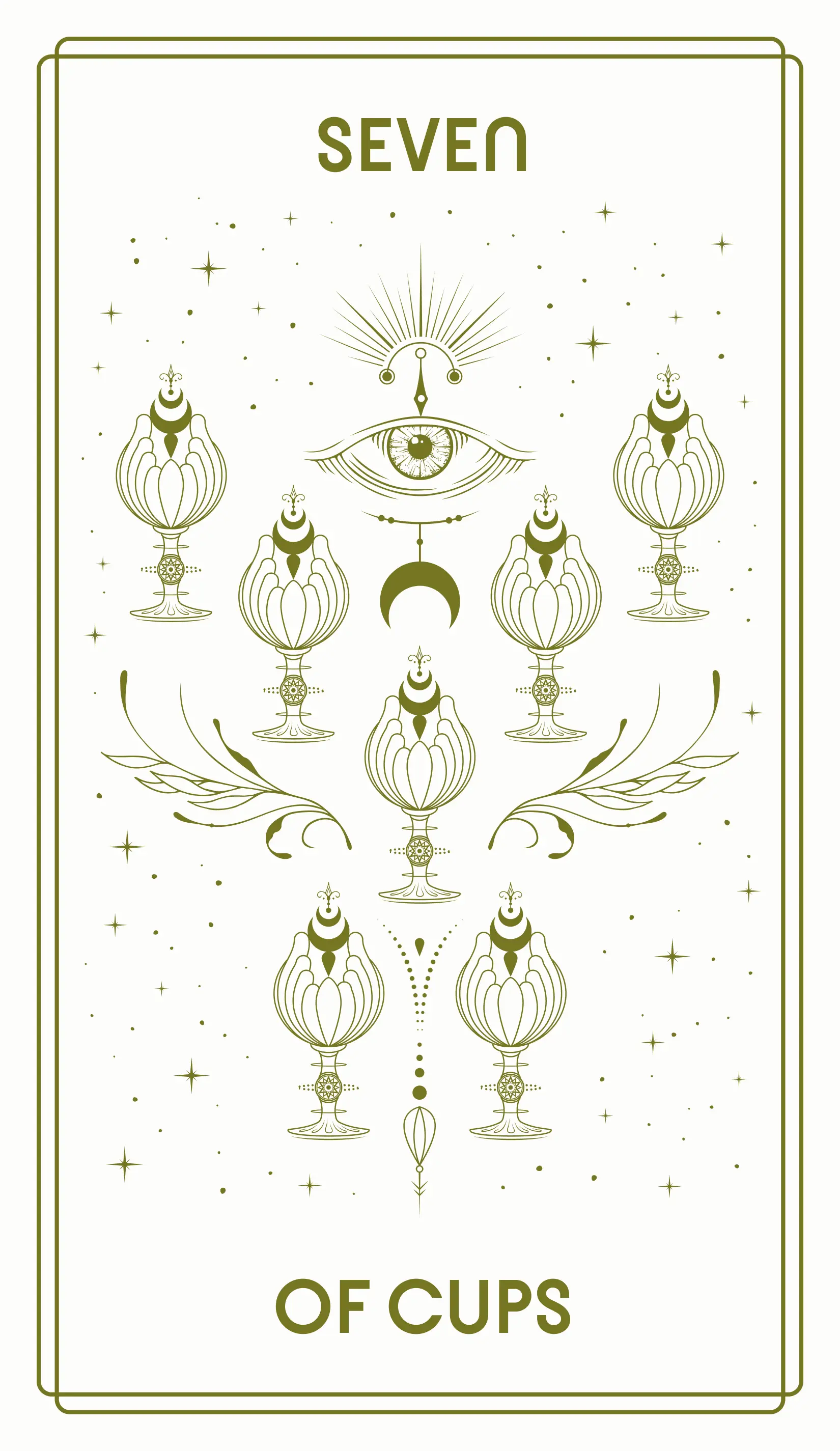 Seven of Cups Tarot Card