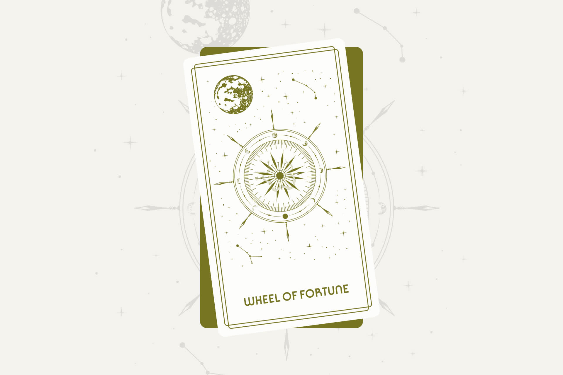 Wheel of Fortune Tarot Card (Major Arcana #10)