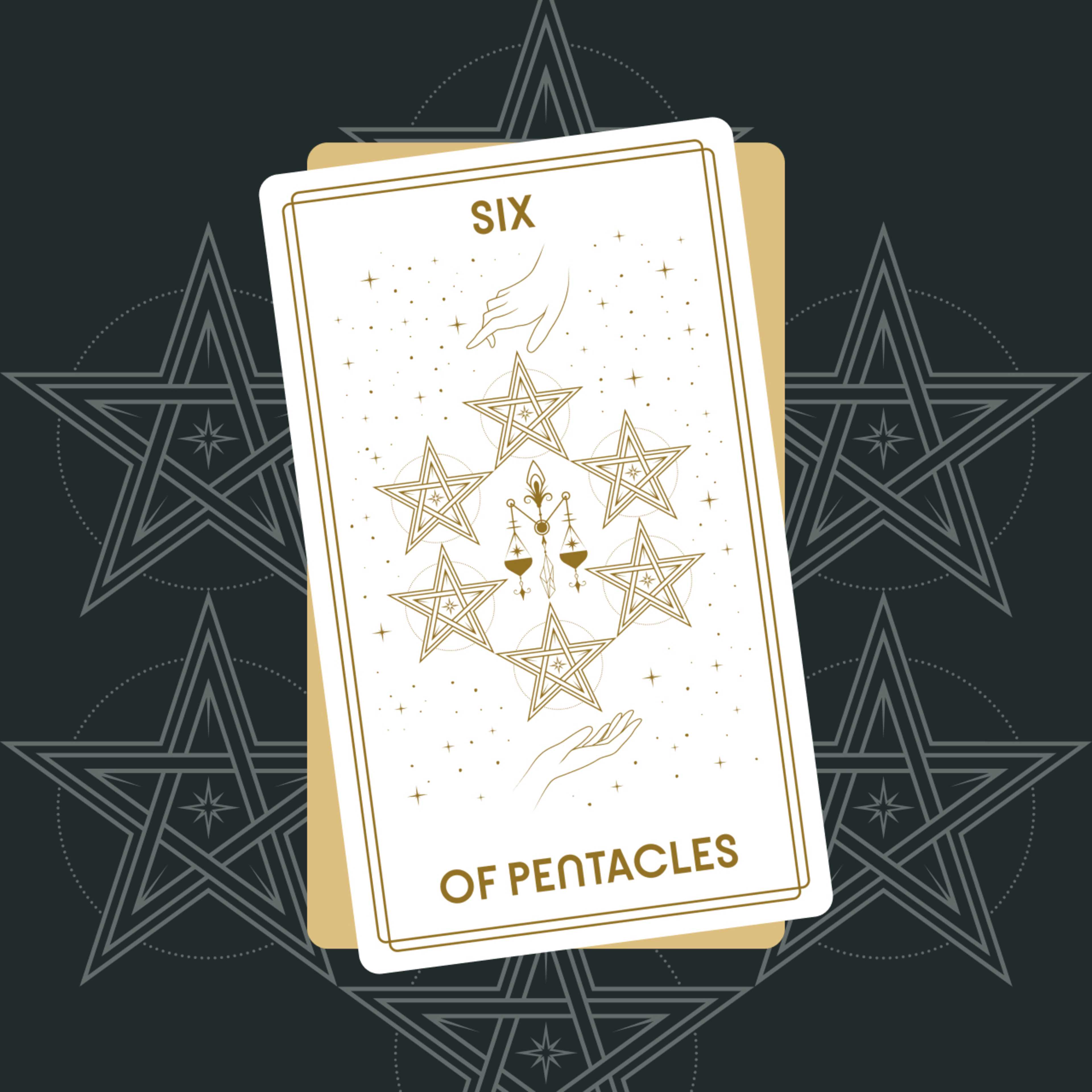 Six of Pentacles Tarot Card