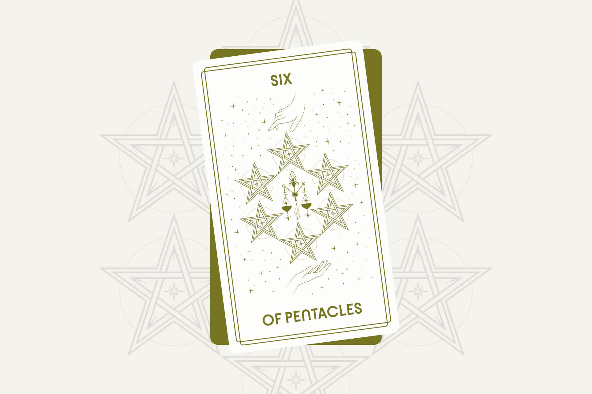 Six of Pentacles Tarot Card