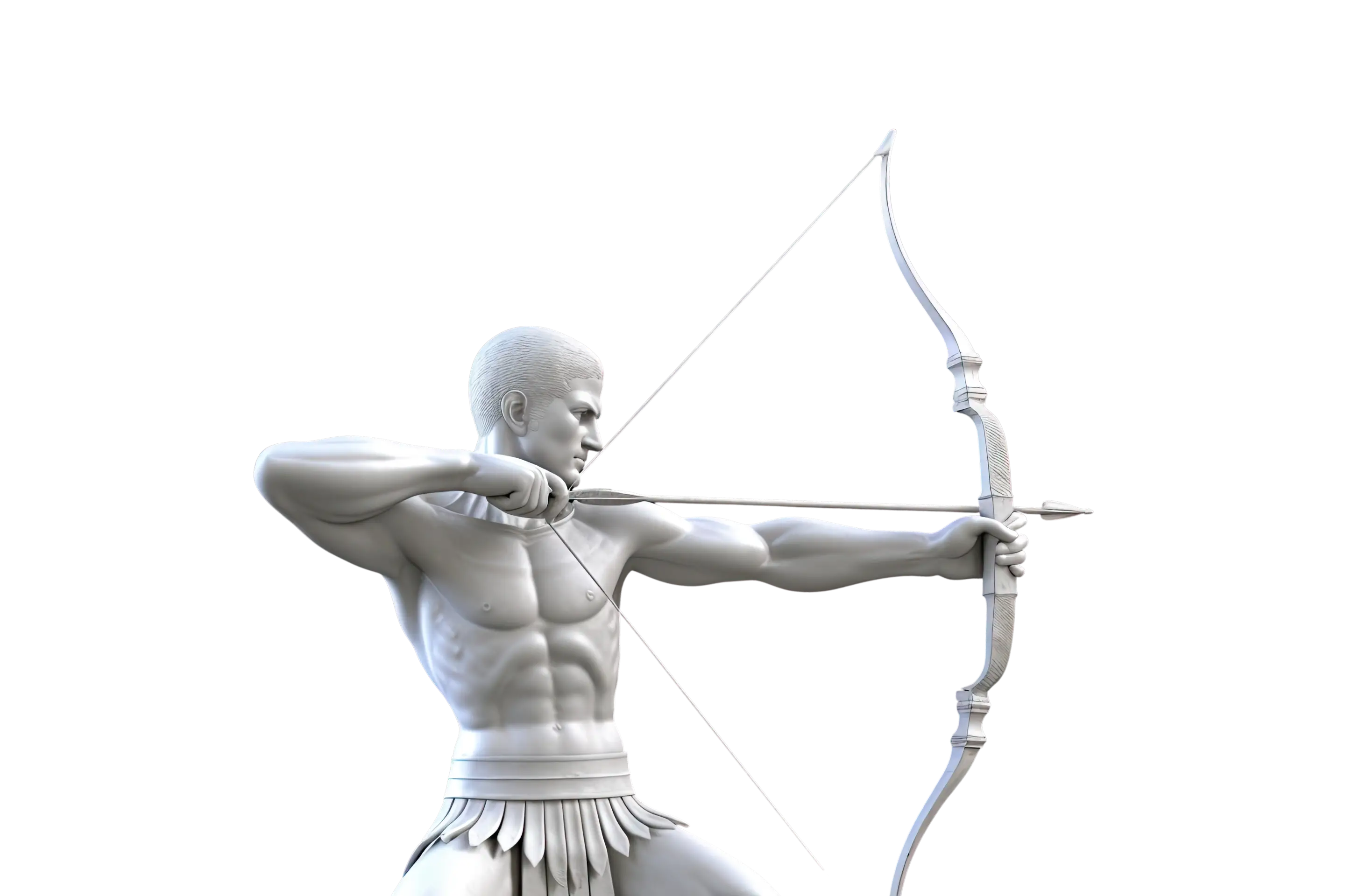 Figure of Sagittarius (the archer) zodiac sign