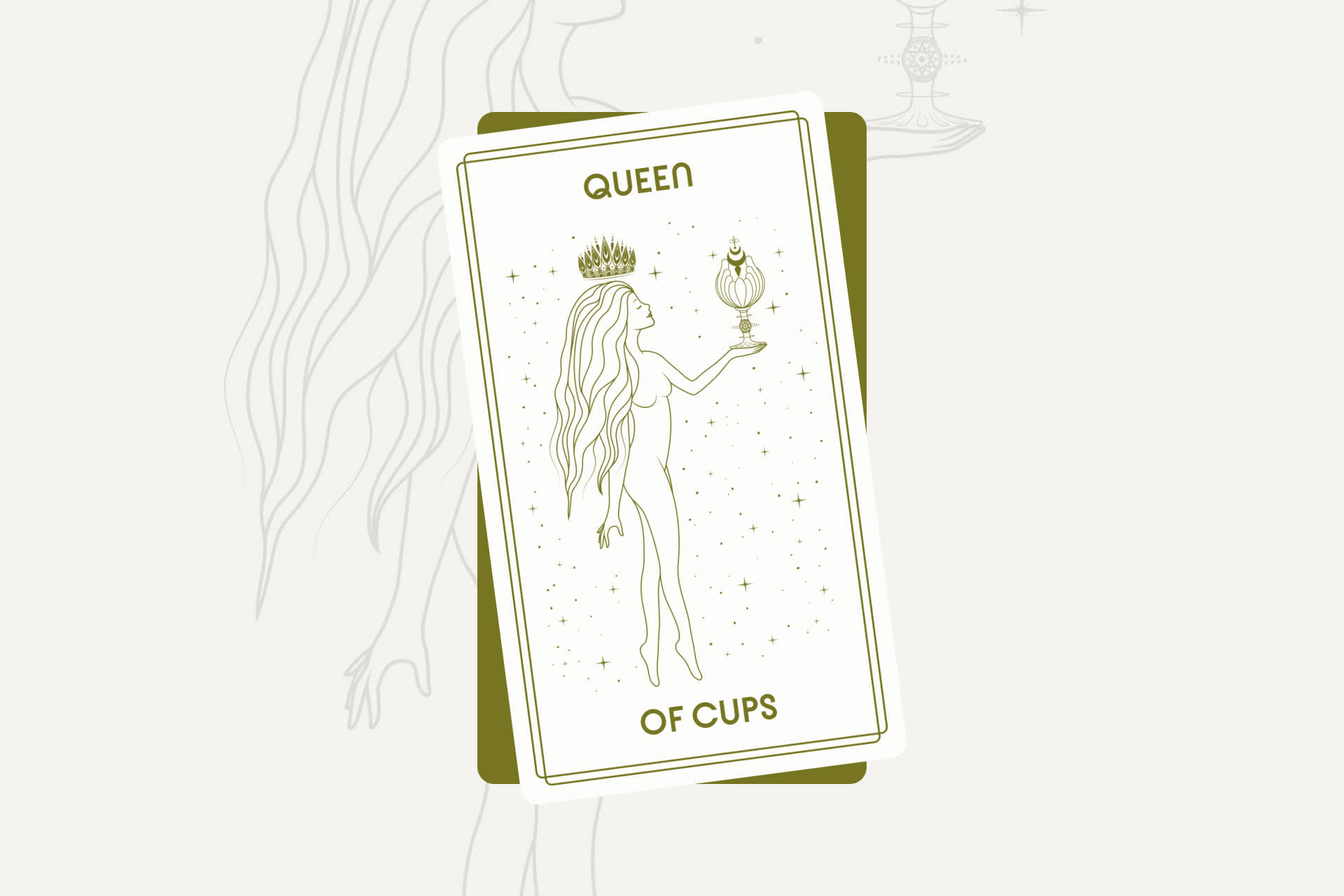 Queen of Cups Tarot Card