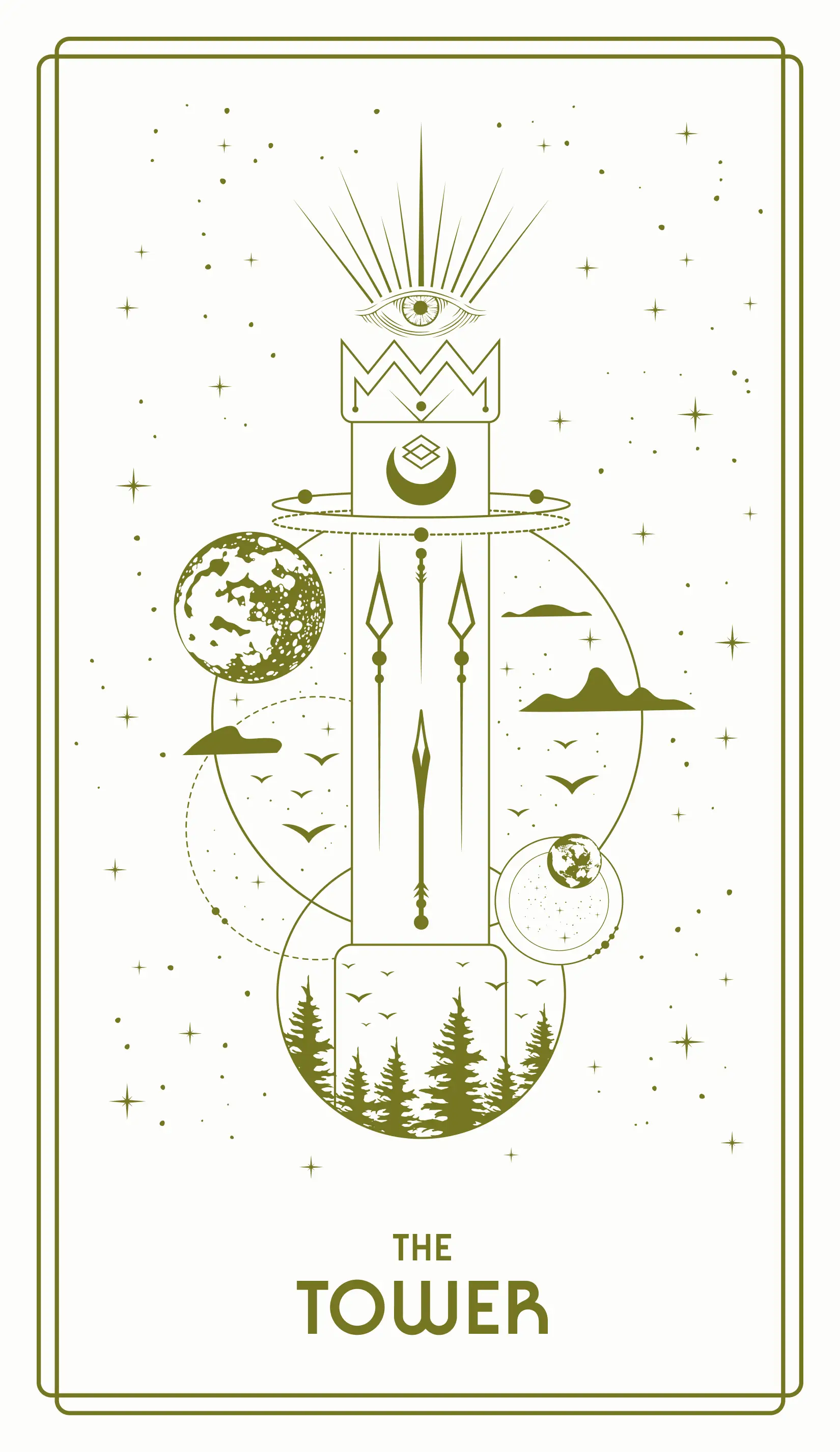 The Tower Tarot Card