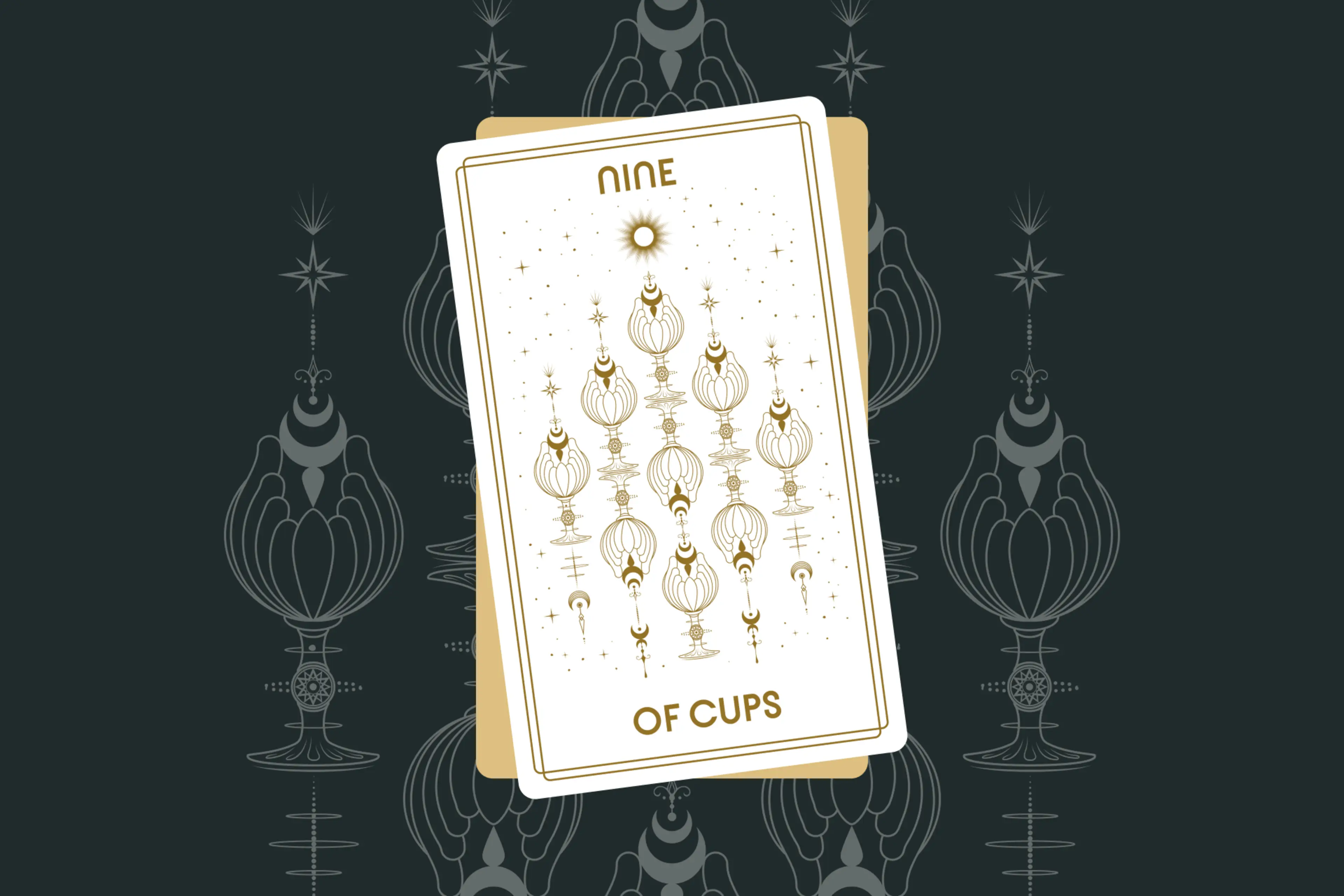 Nine of Cups Tarot Card