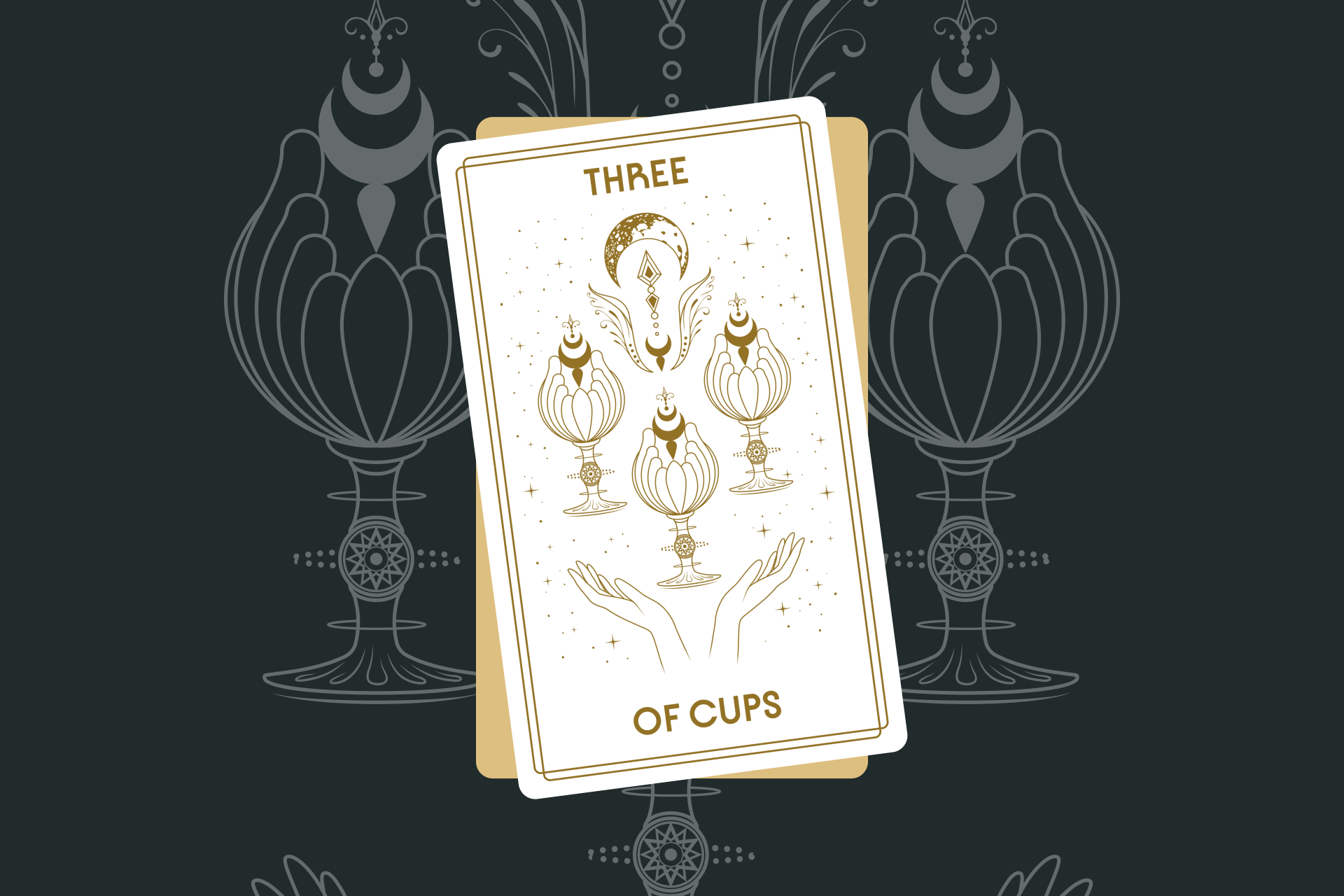 Three of Cups Tarot Card Meaning and Keywords