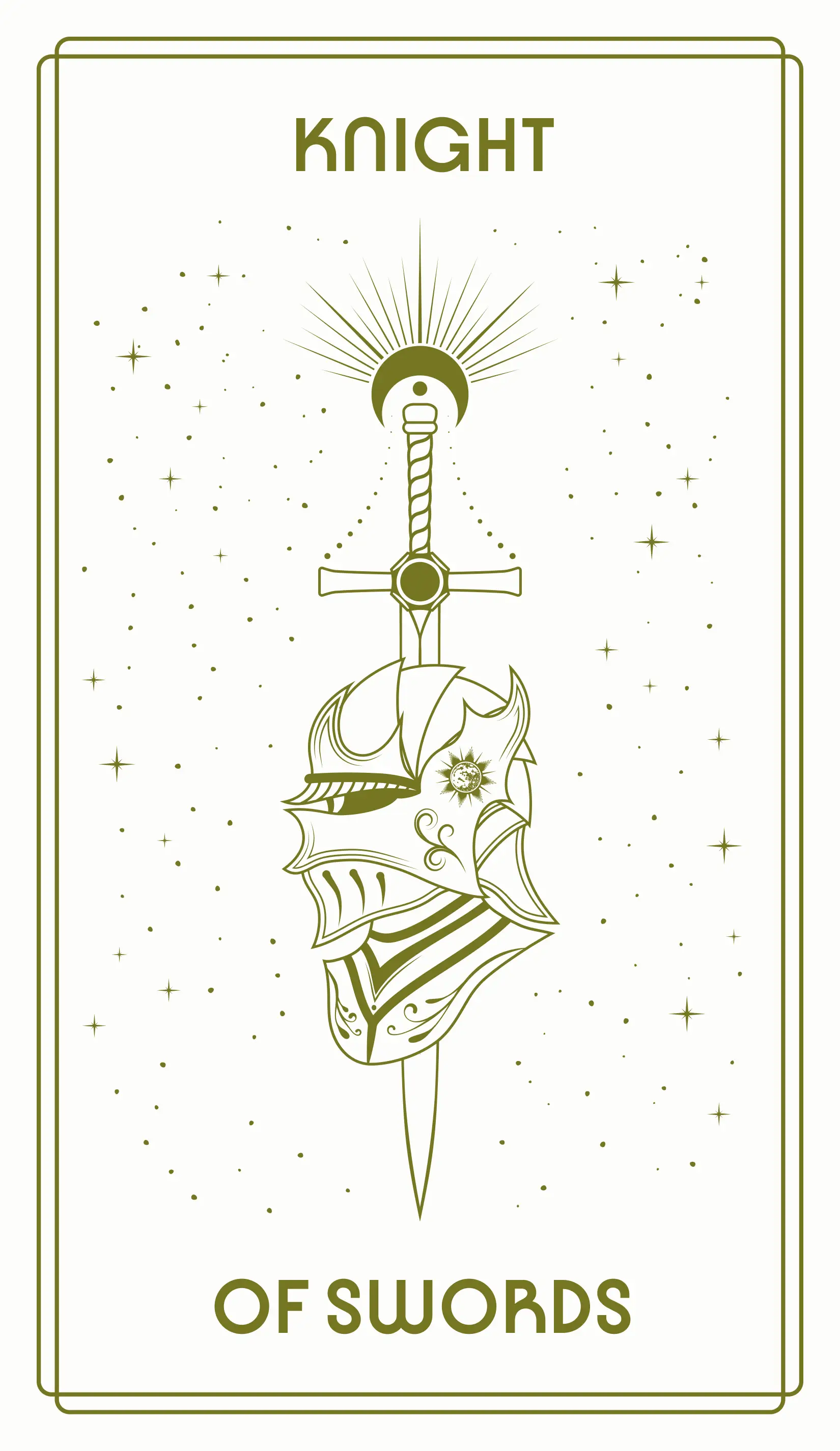 Knight of Swords Tarot Card