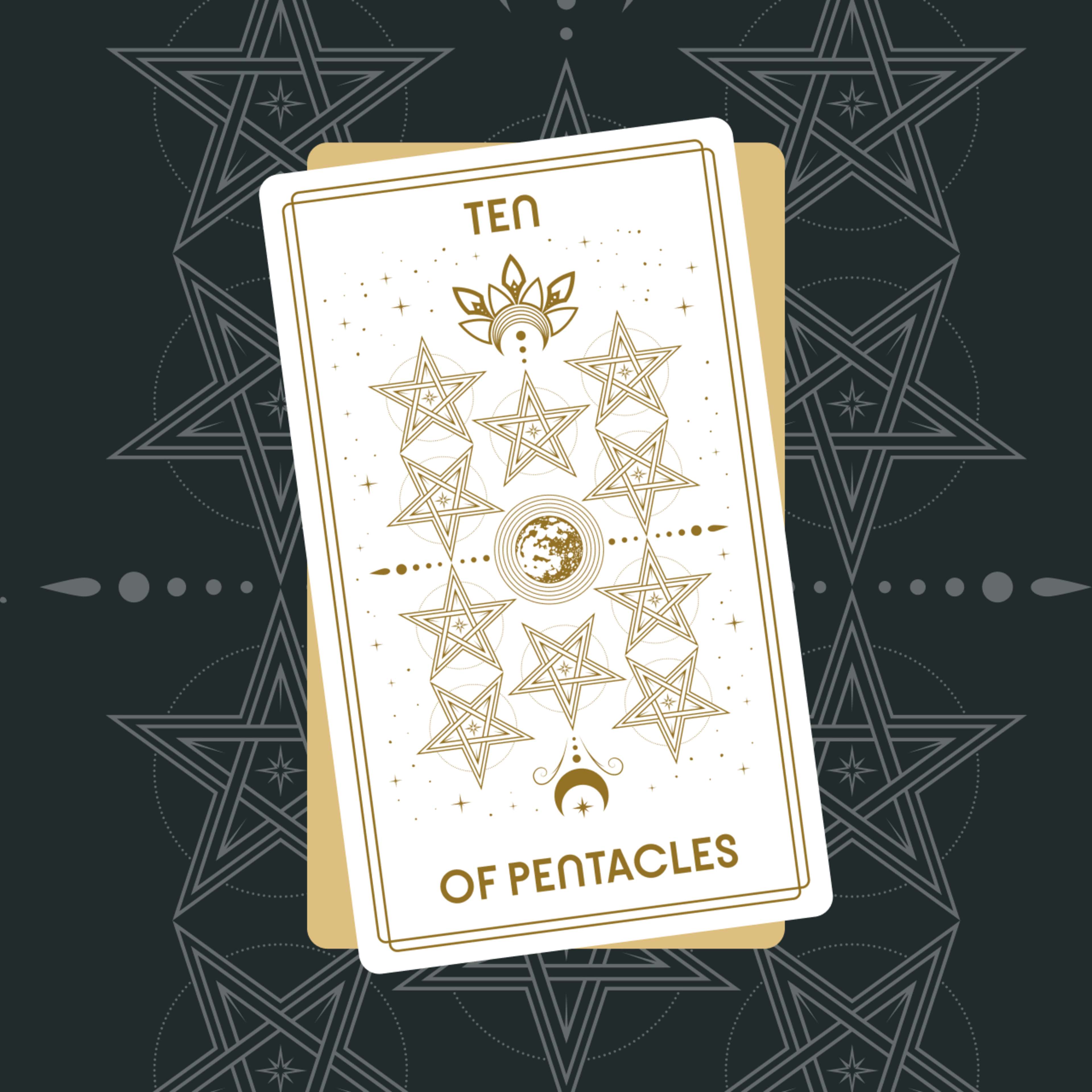 Ten of Pentacles Tarot Card