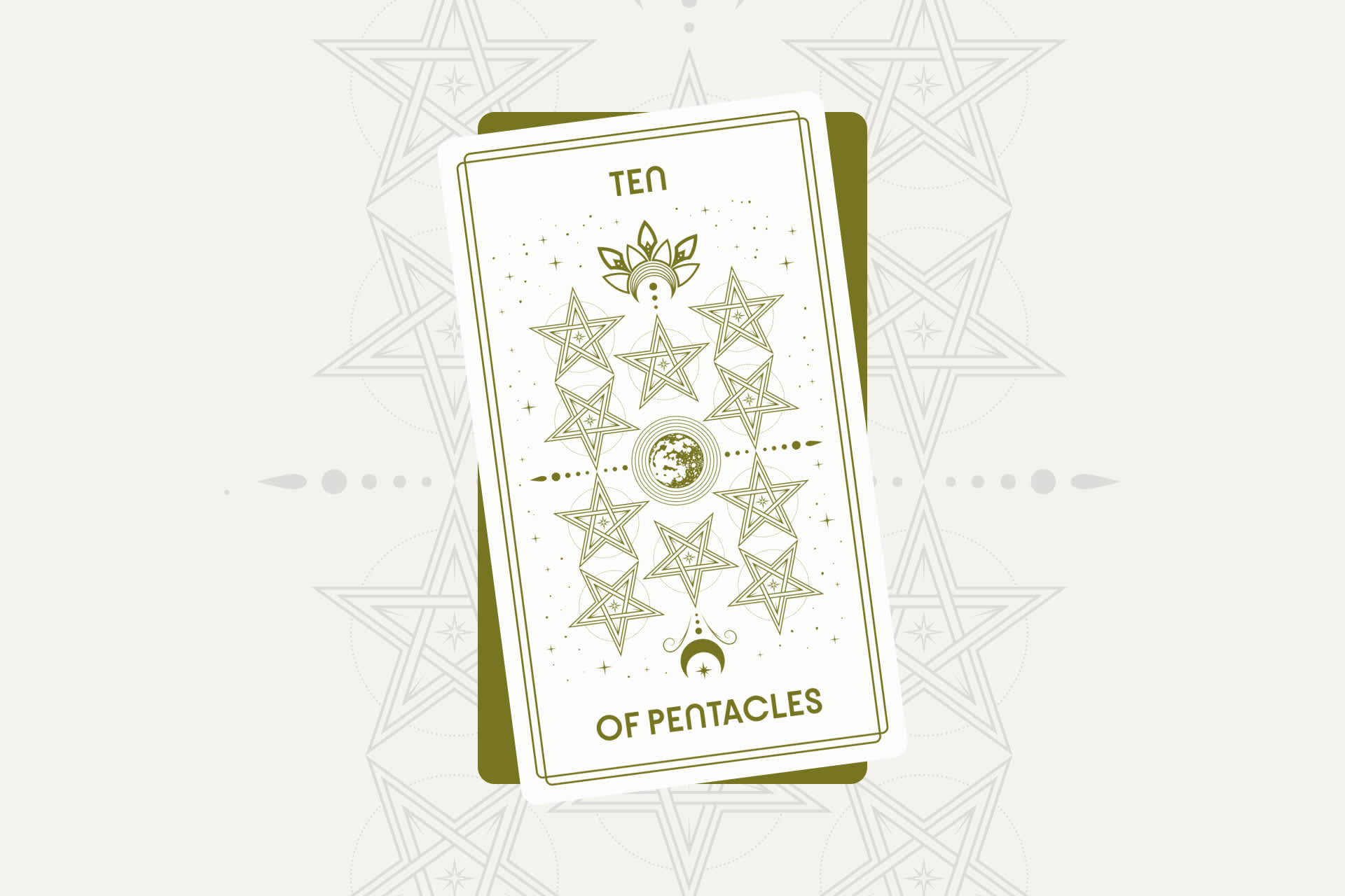 Ten of Pentacles Tarot Card