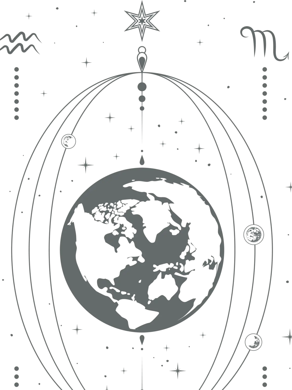 The World Tarot Card Meaning and Keywords The World Tarot Card with a dancing figure surrounded by a wreath and four symbolic figures in the corners