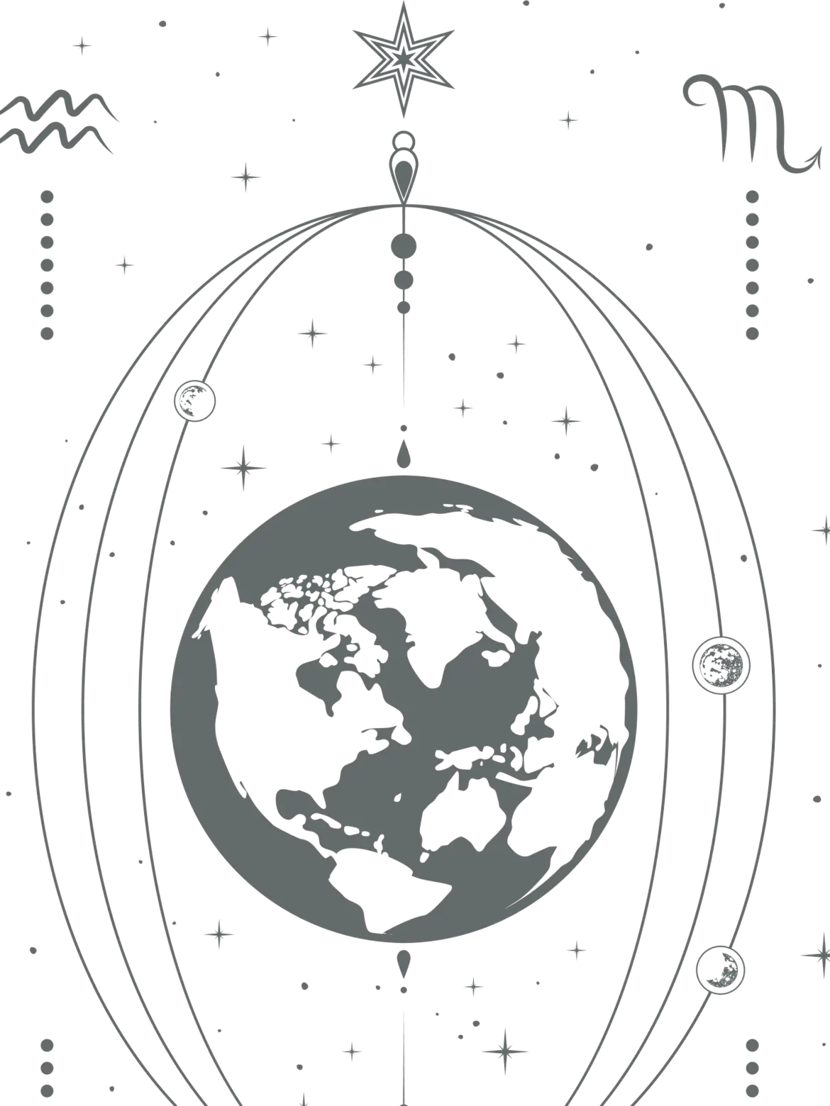 The World Tarot Card featuring a dancing figure within a laurel wreath, symbolizing completion and wholeness