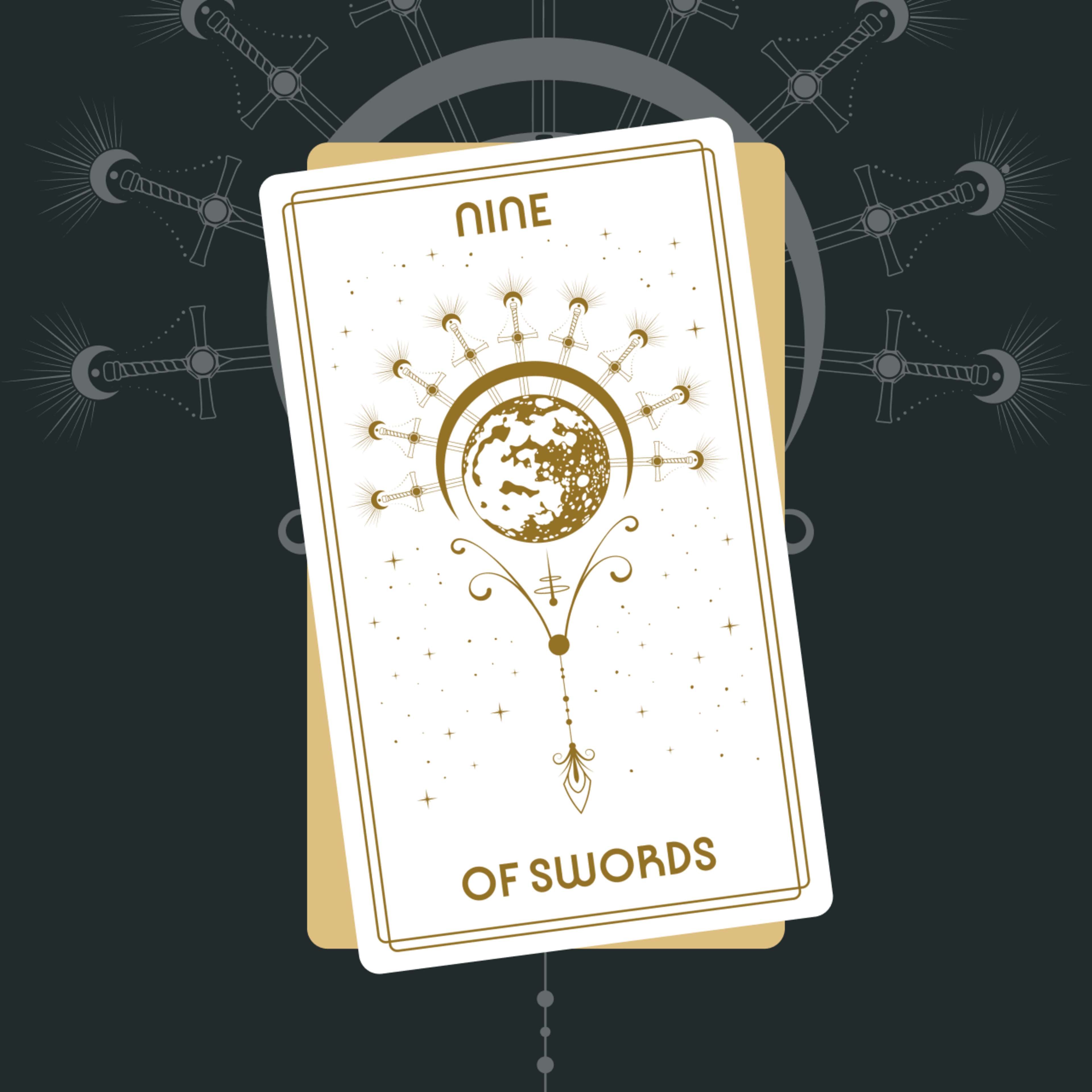Nine of Swords Tarot Card