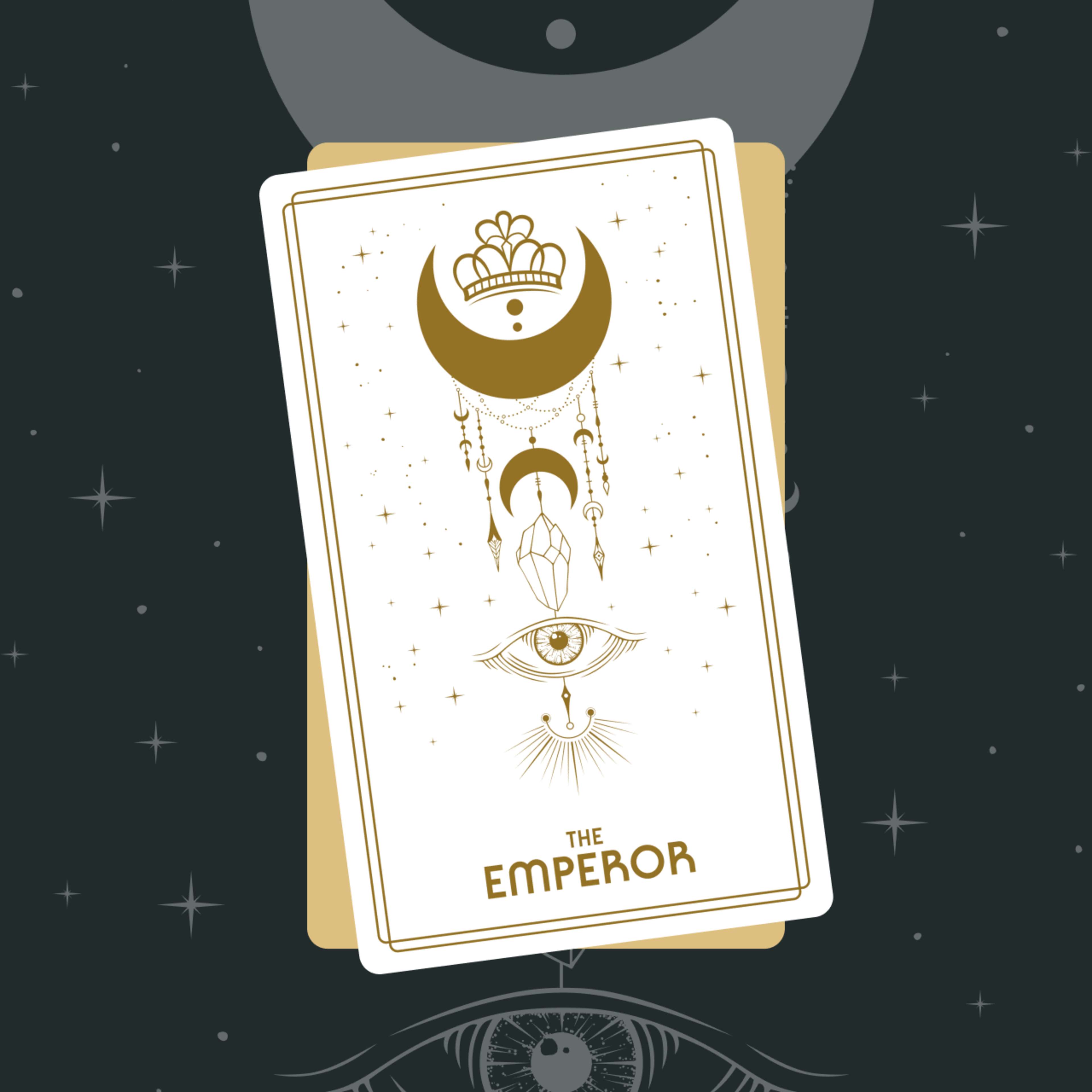 The Emperor Tarot Card (Major Arcana #4)