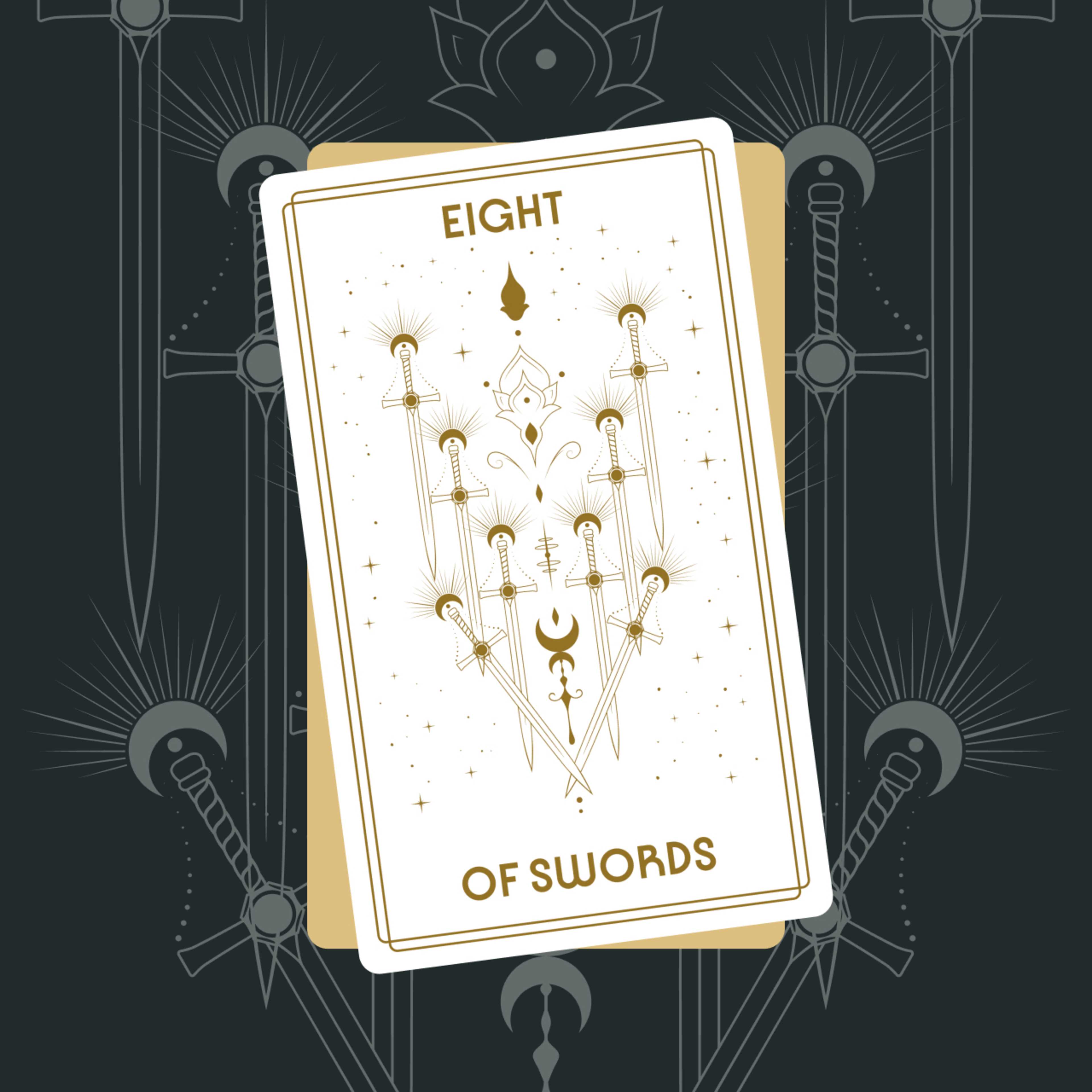 Eight of Swords Tarot Card