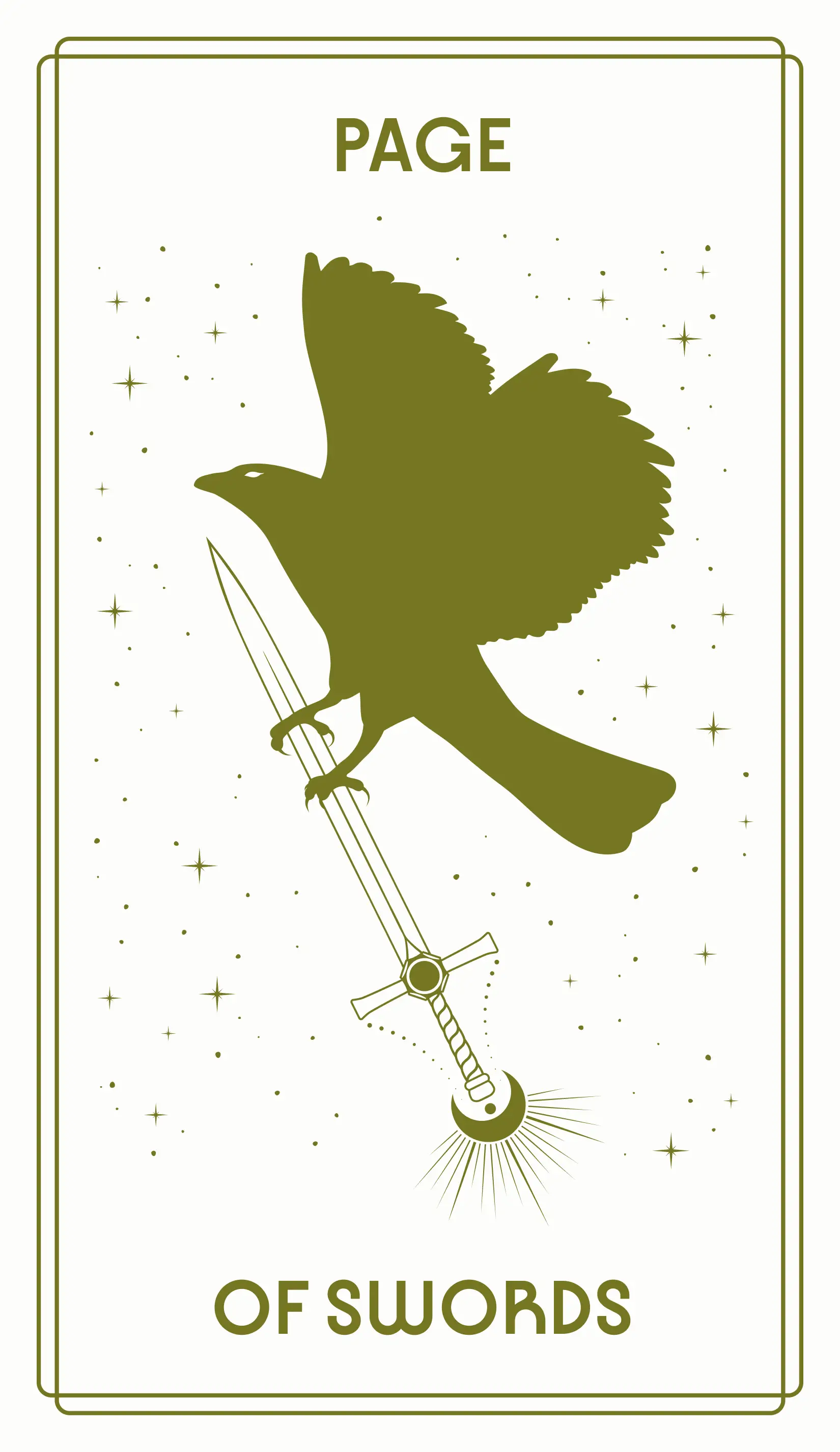 Page of Swords Tarot Card