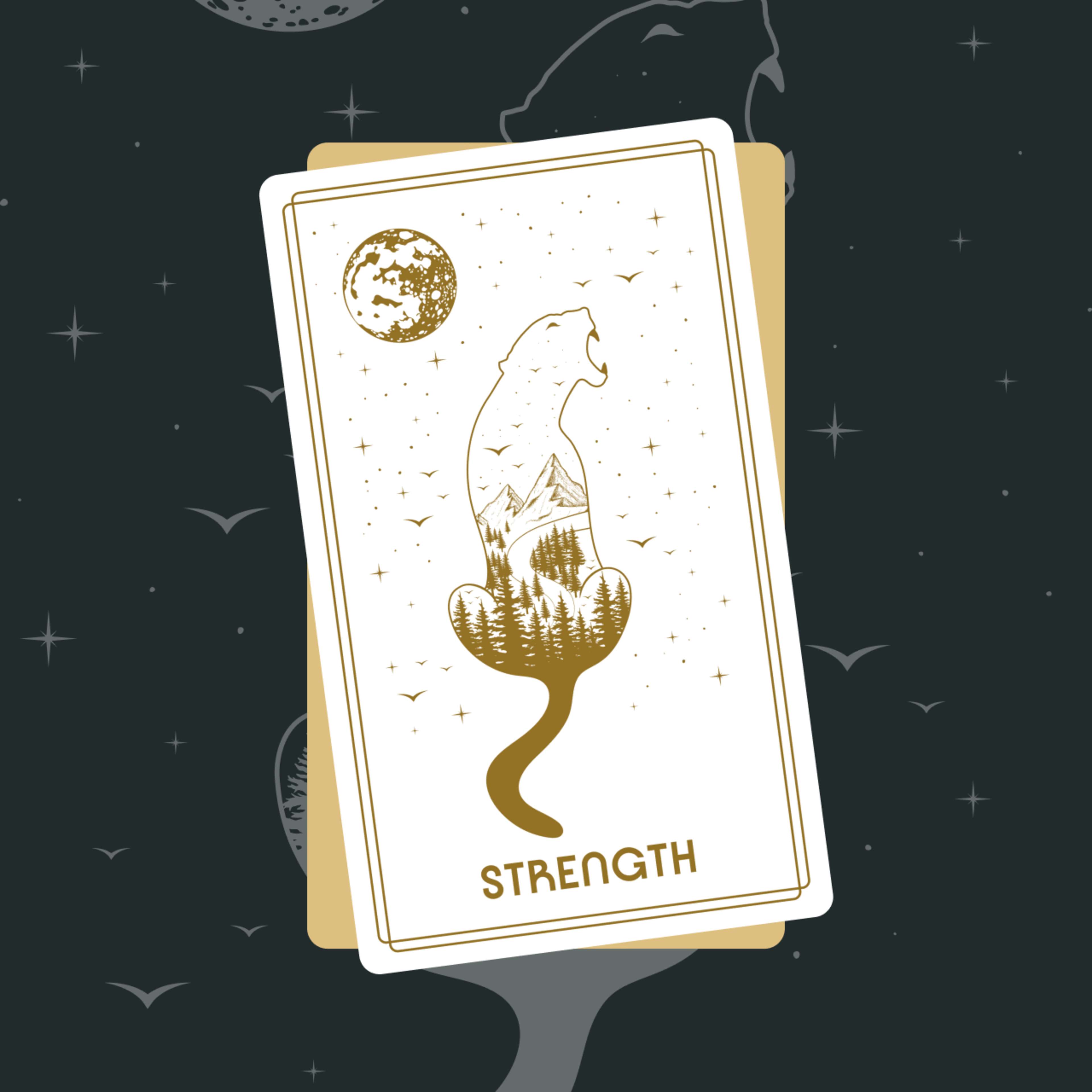 Strength Tarot Card (Major Arcana #8)