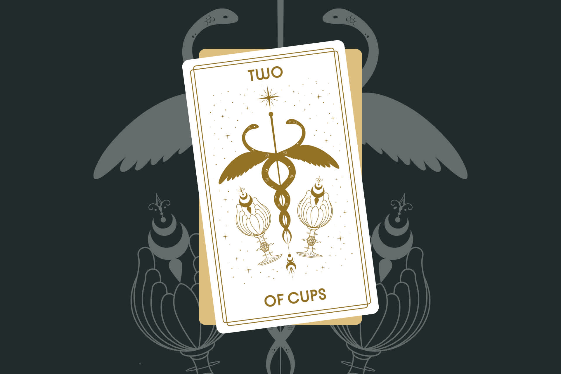 Two of Cups Tarot Card
