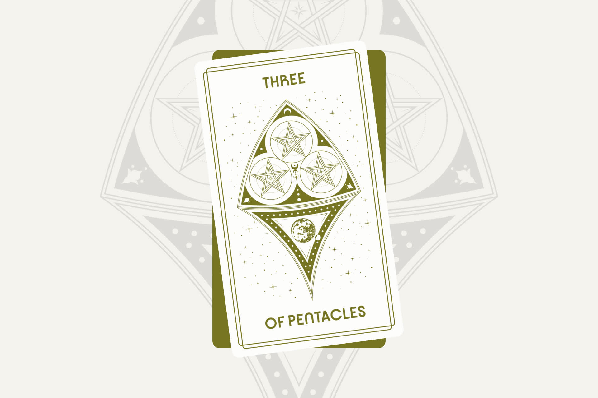 Three of Pentacles Tarot Card