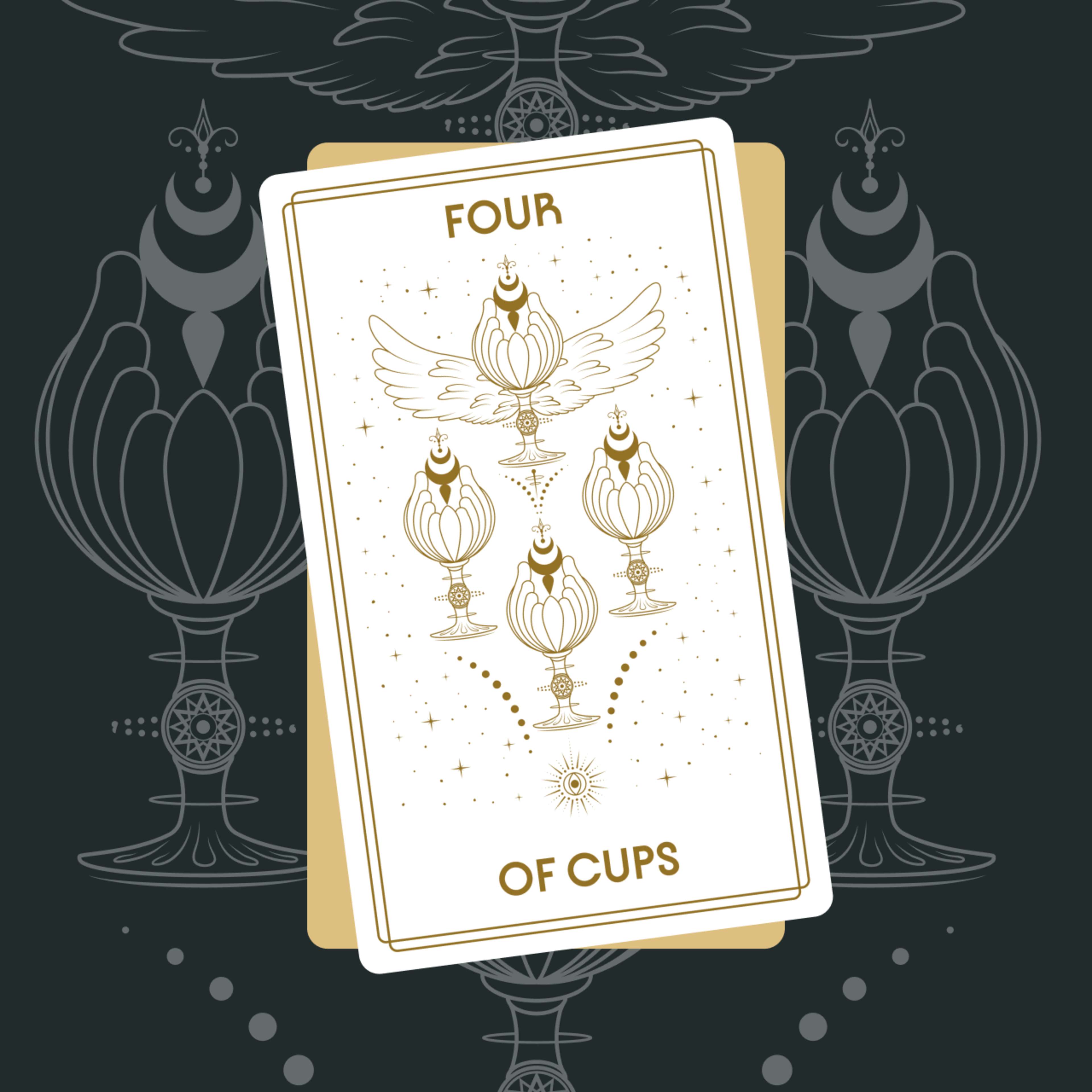 Four of Cups Tarot Card