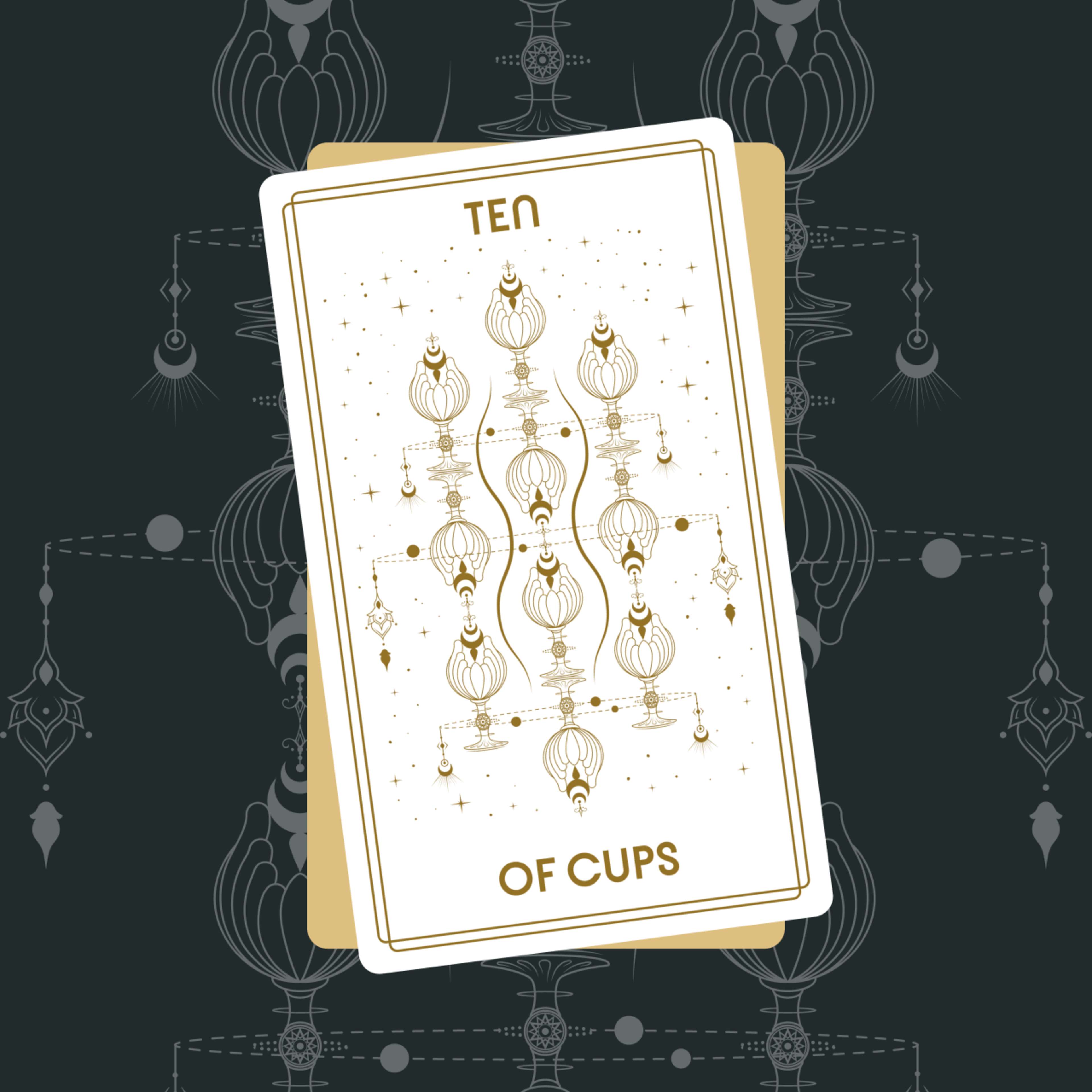 Ten of Cups Tarot Card