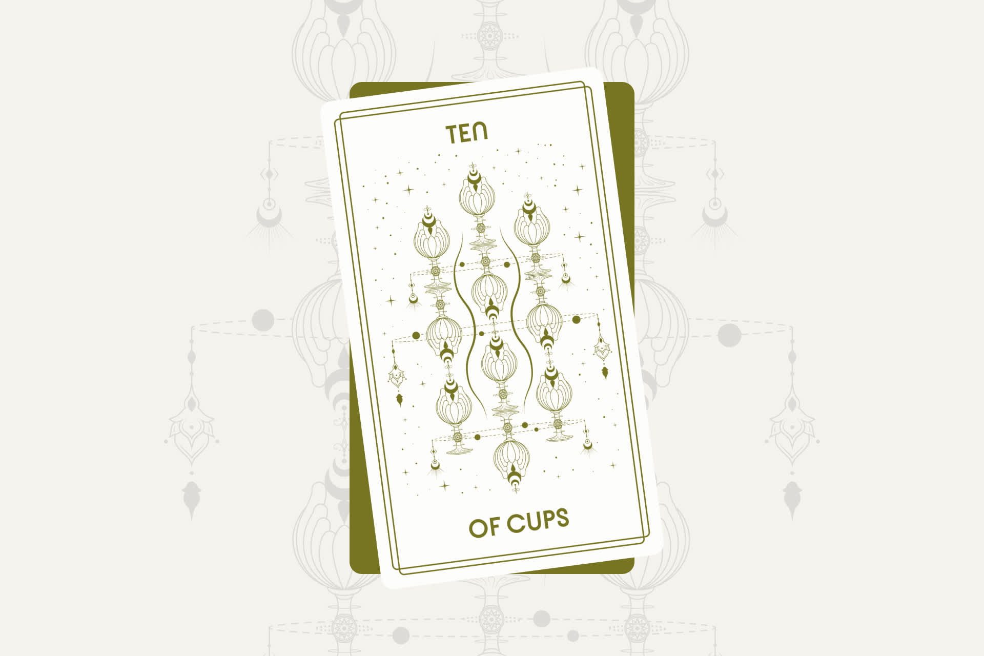 Ten of Cups Tarot Card