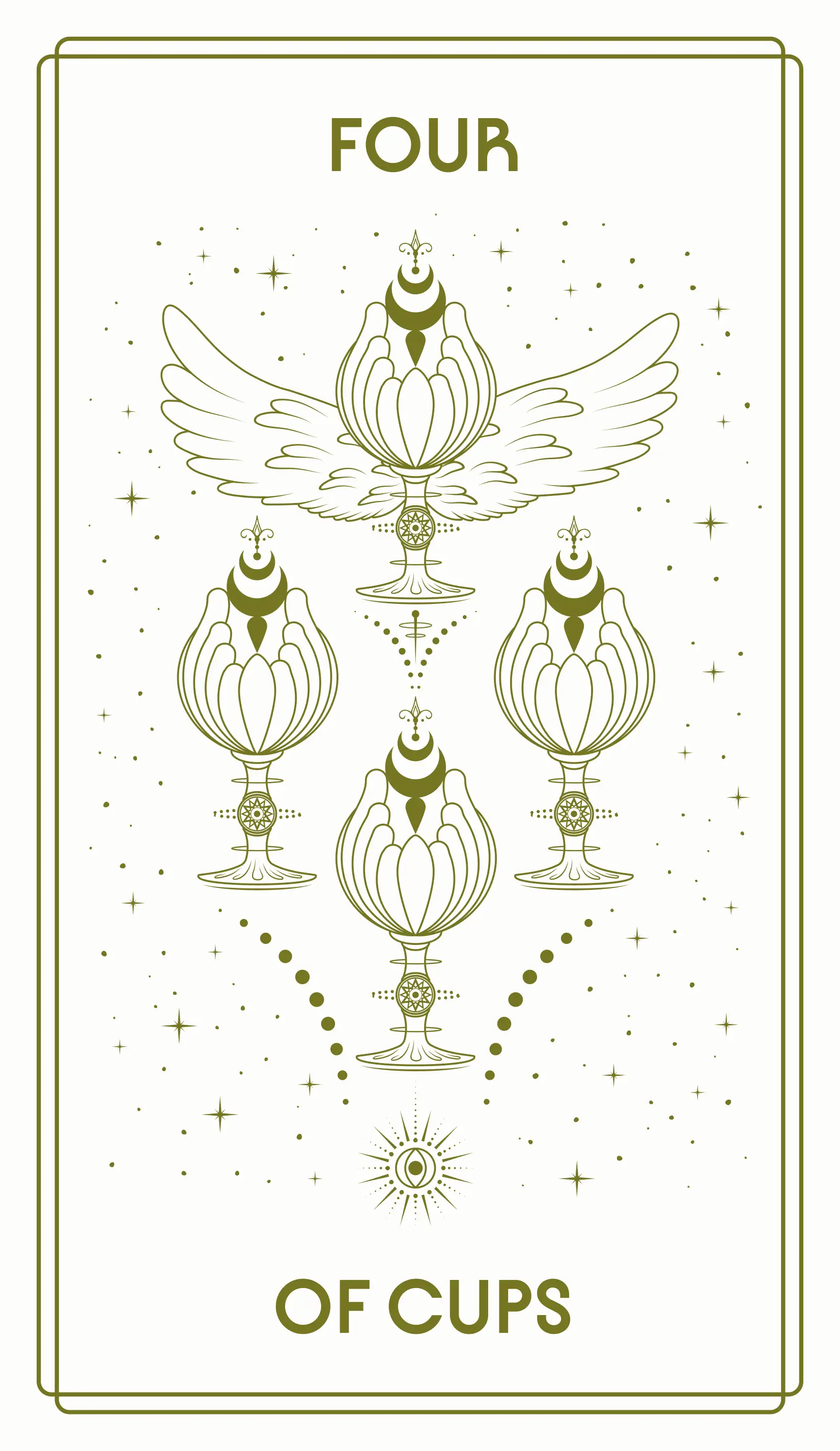 Four of Cups Tarot Card