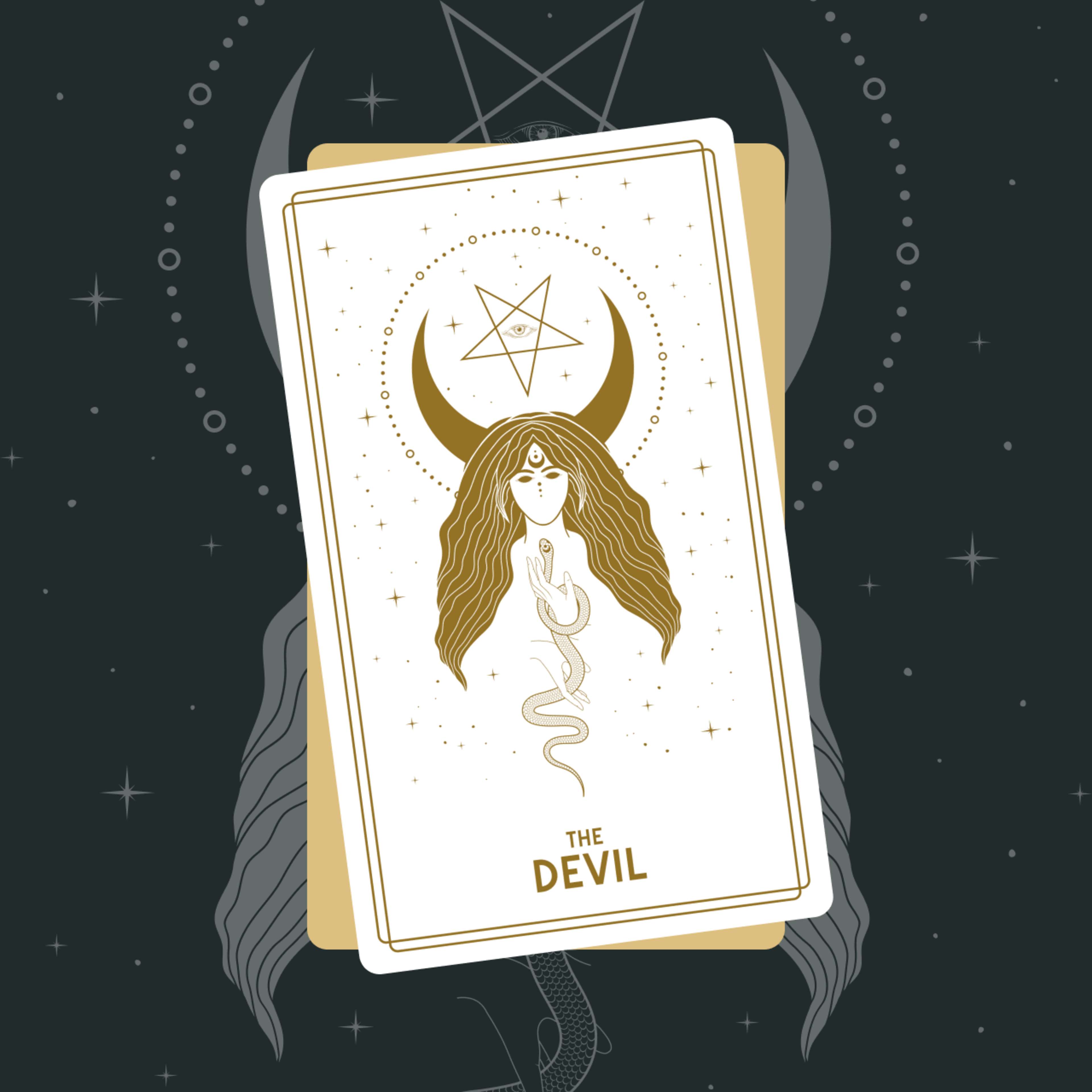 The Devil Tarot Card (Major Arcana #15)