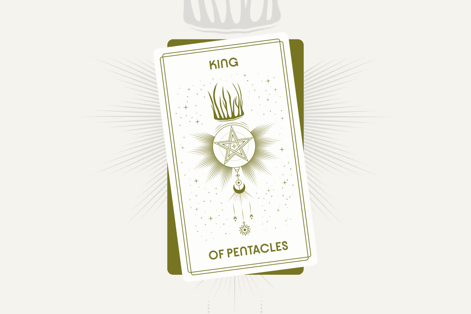 King of Pentacles Tarot Card