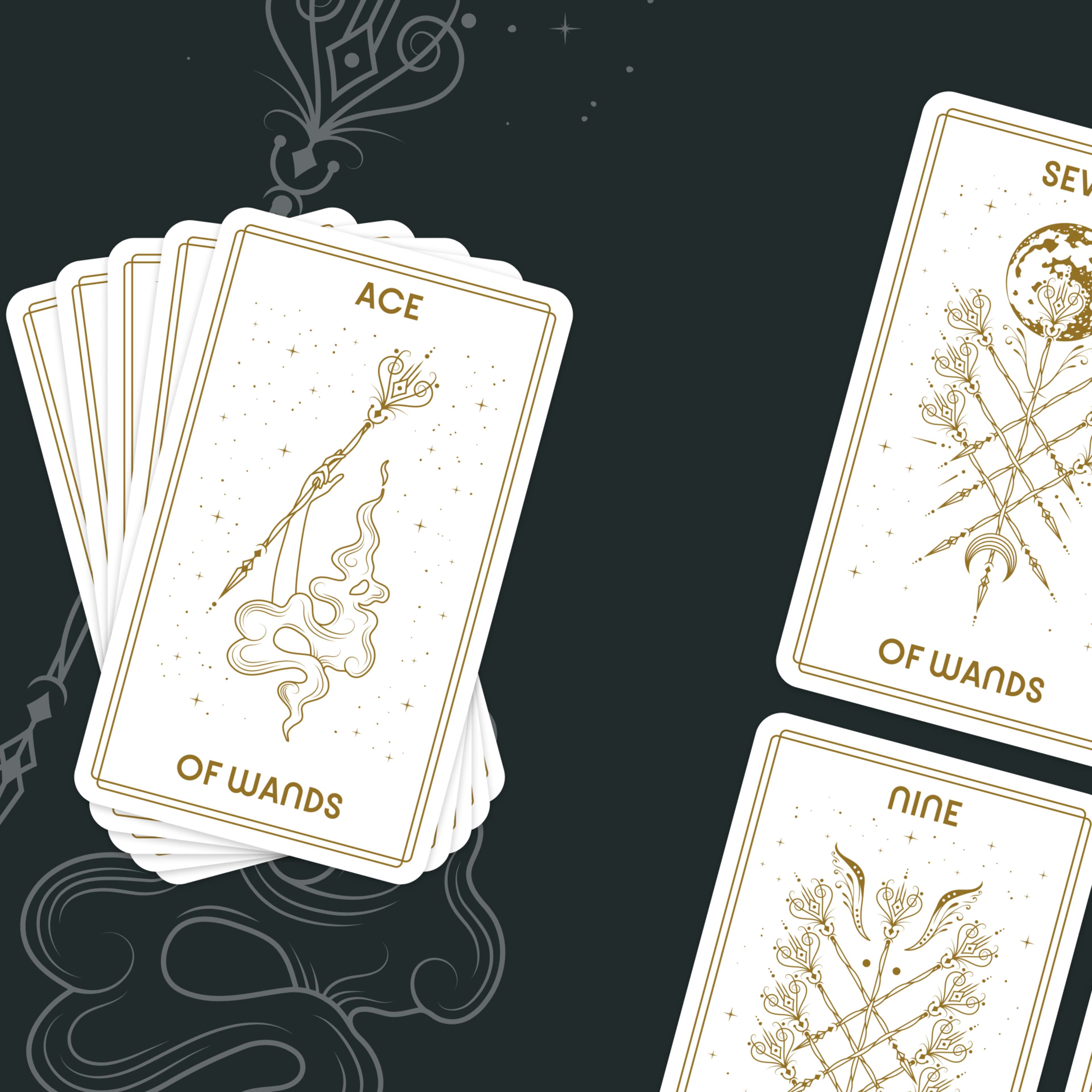 Suit of Wands Tarot Cards (Minor Arcana)