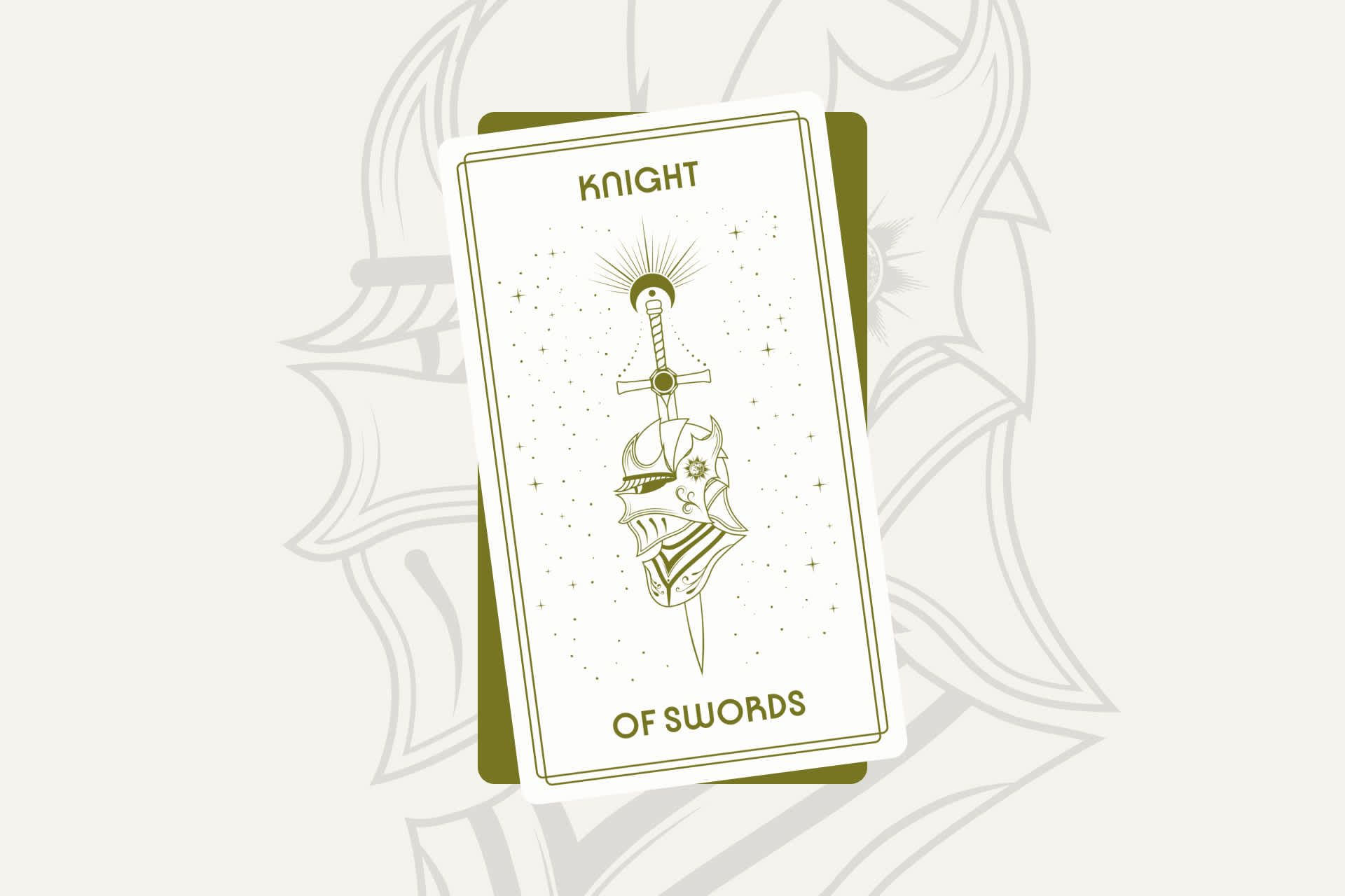 Knight of Swords Tarot Card