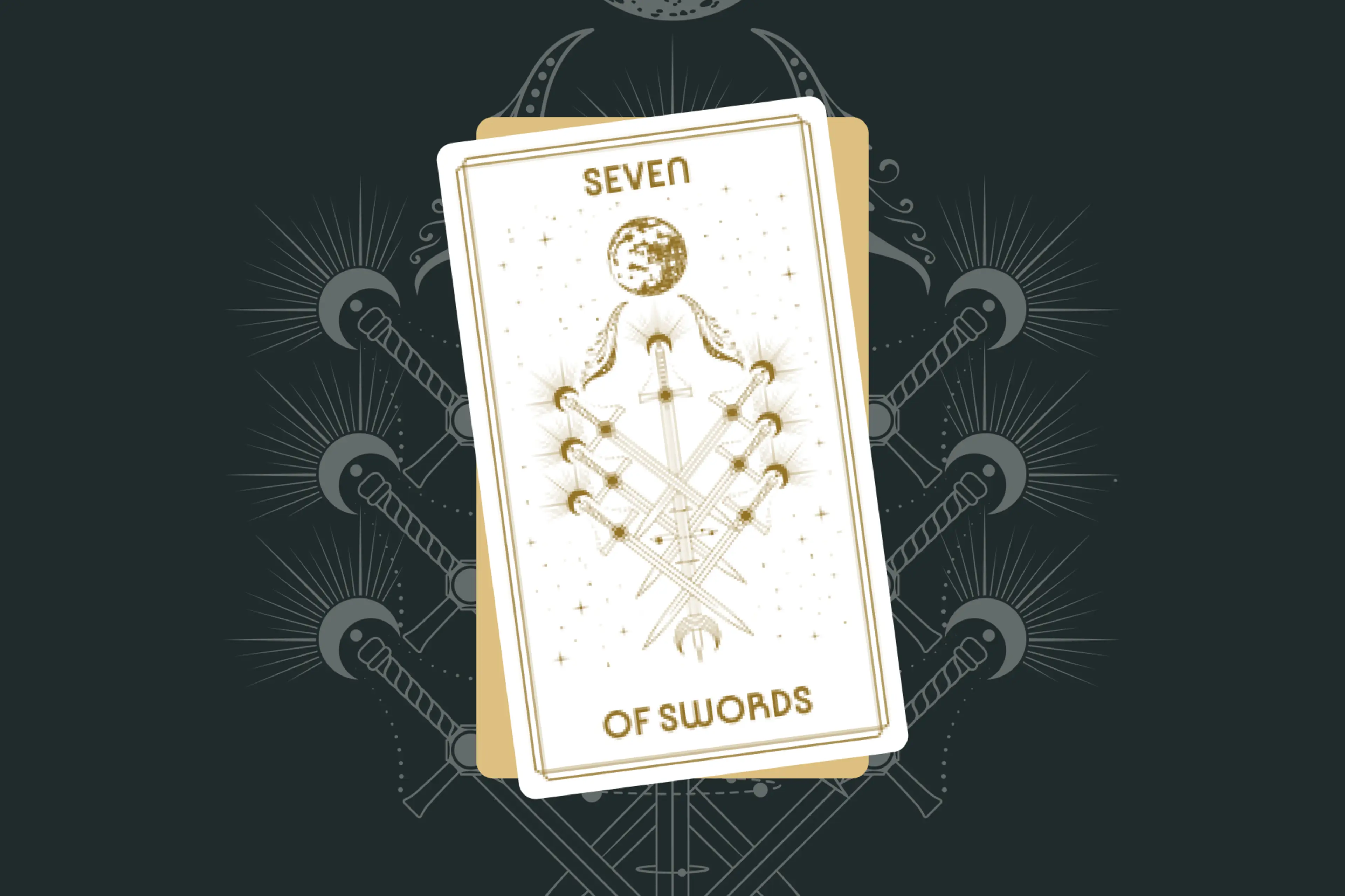 Seven of Swords Tarot Card