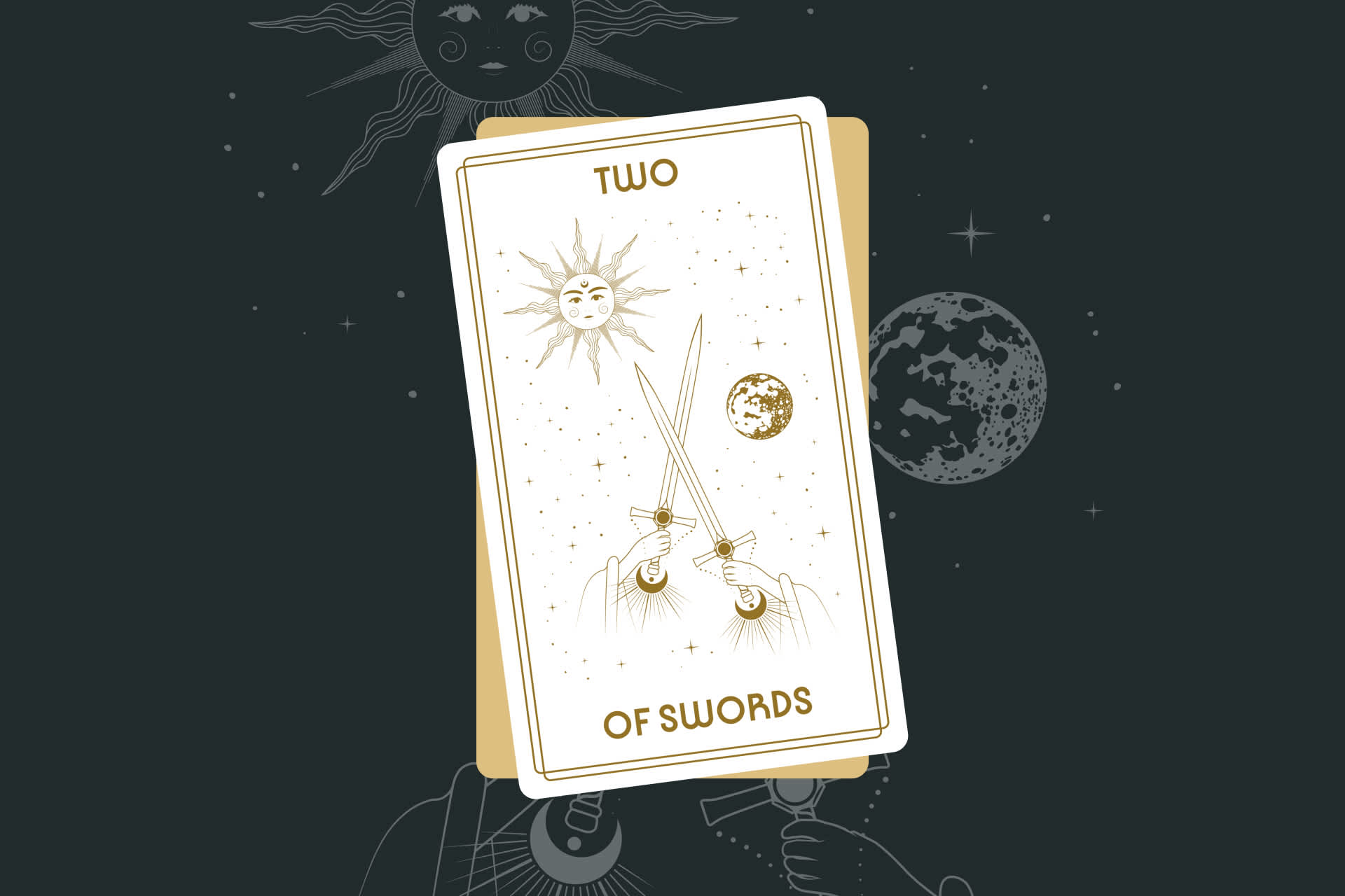 Two of Swords Tarot Card