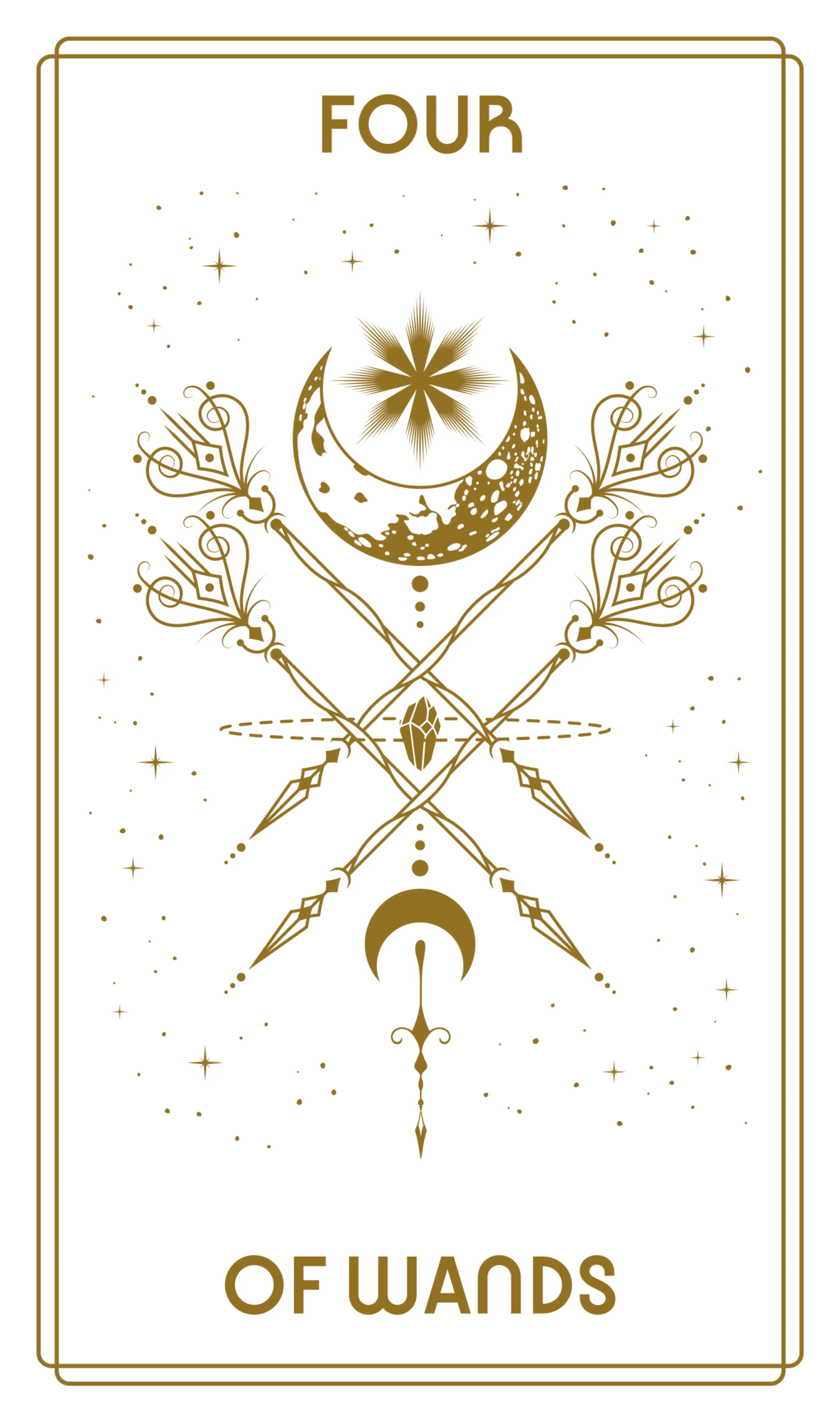 Four of Wands Tarot Card