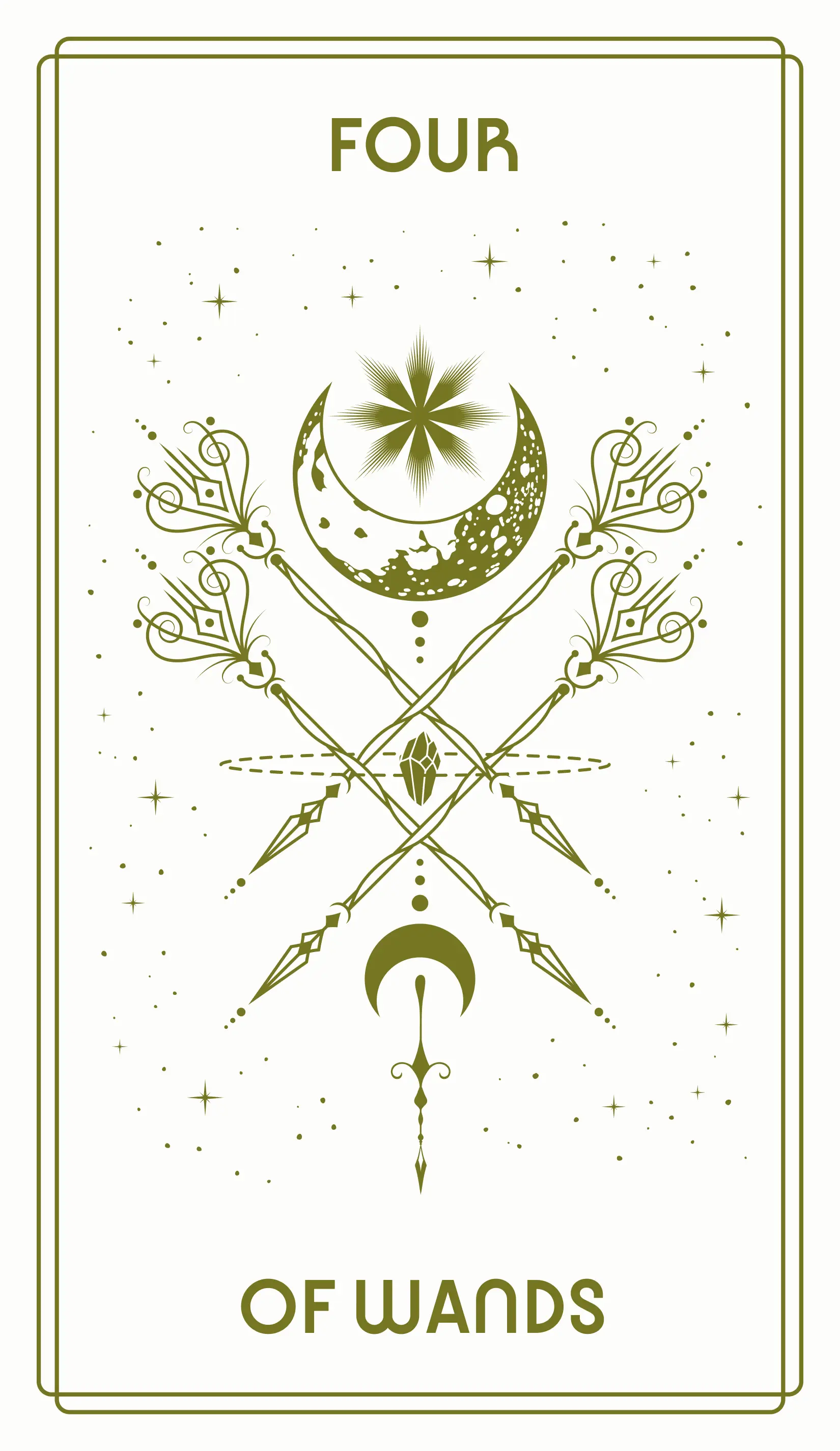 Four of Wands Tarot Card