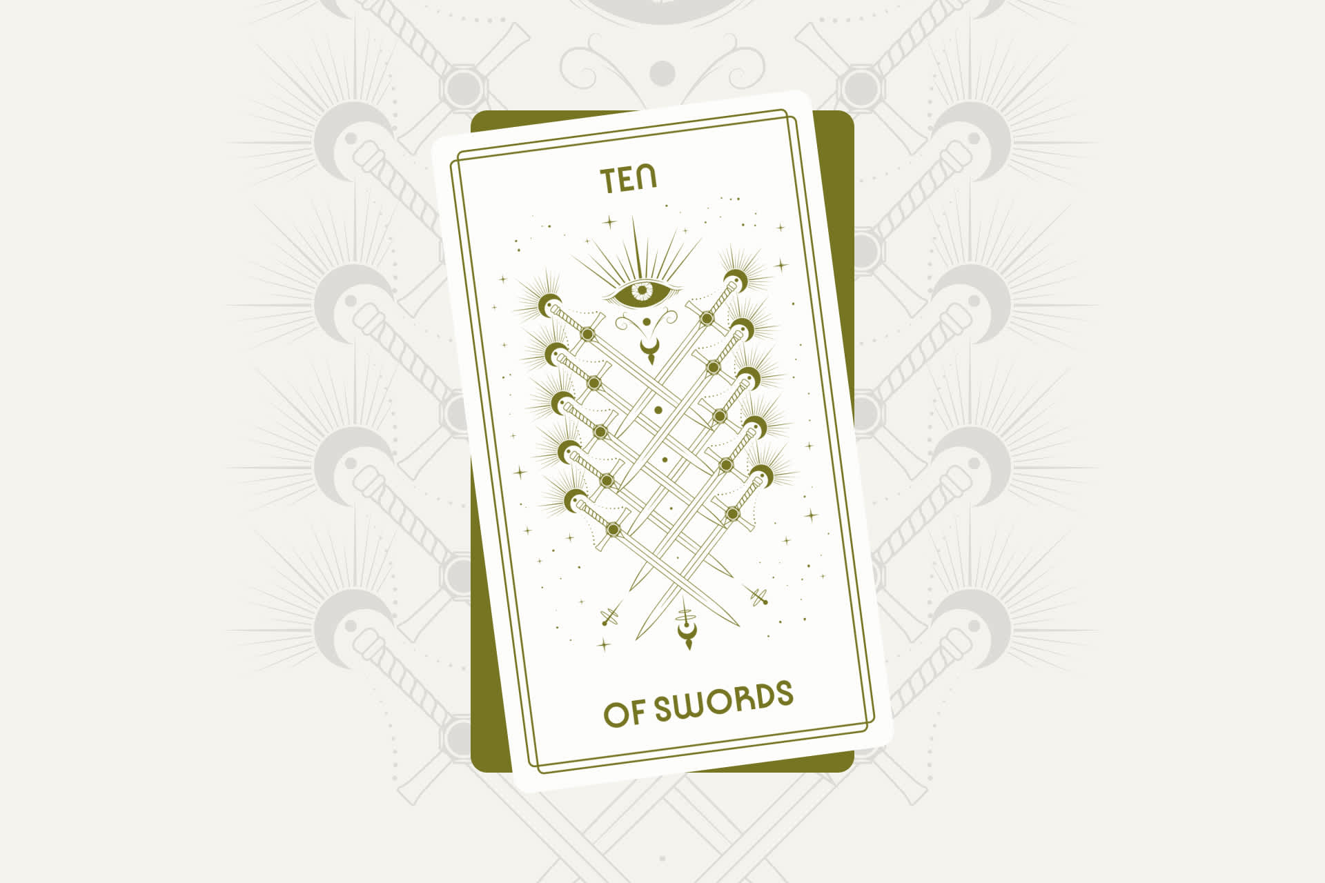 Ten of Swords Tarot Card