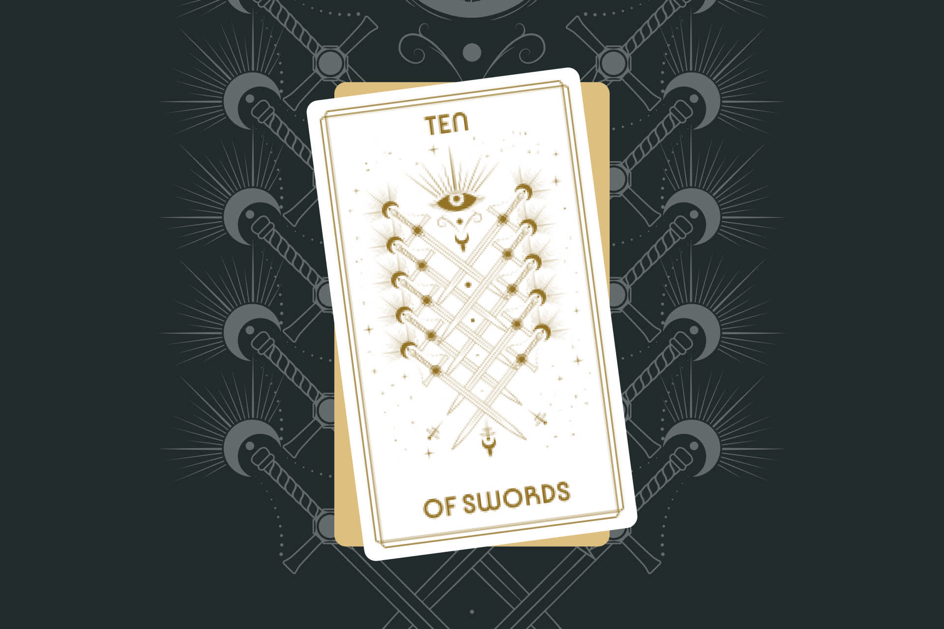 Ten of Swords Tarot Card