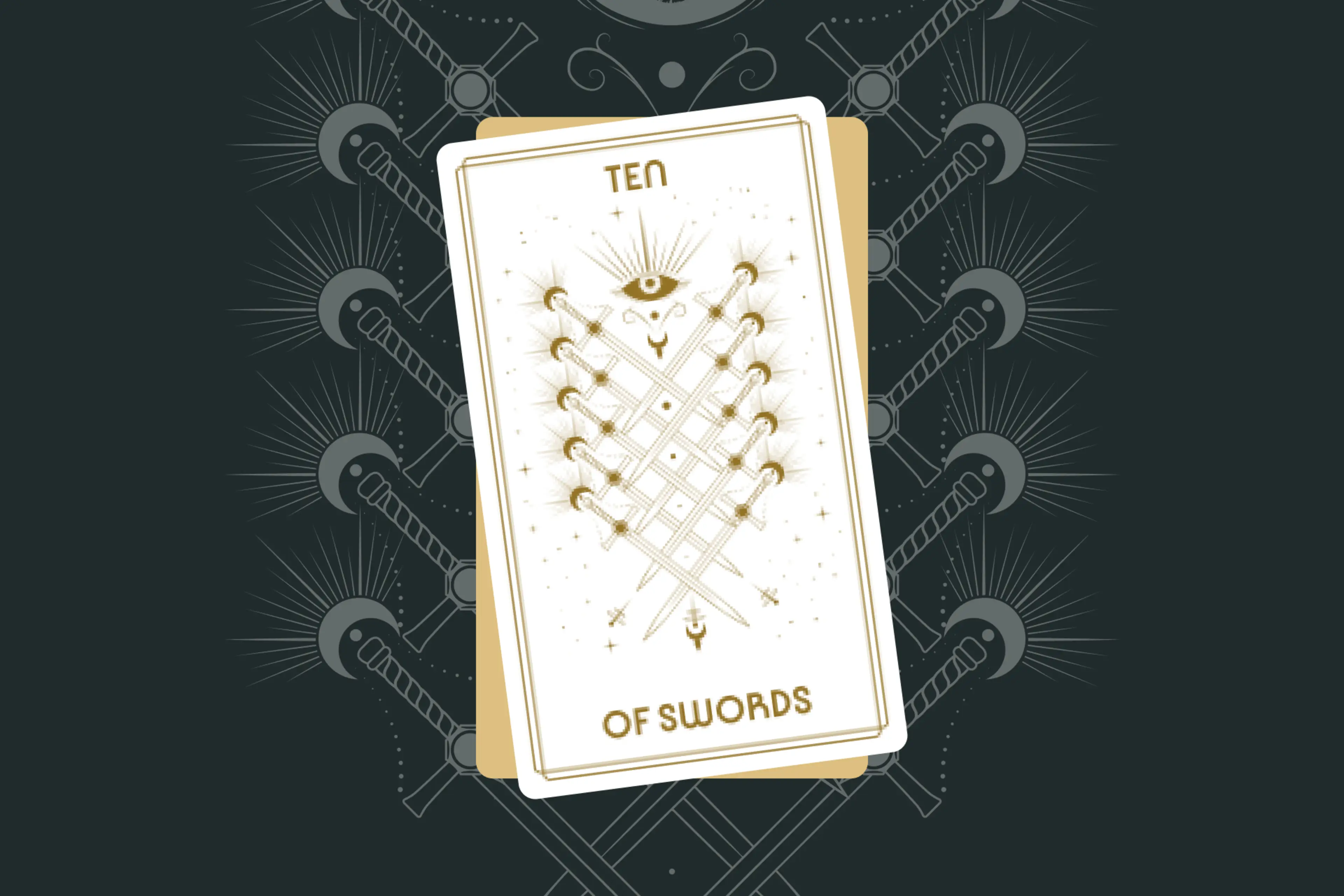 Ten of Swords Tarot Card