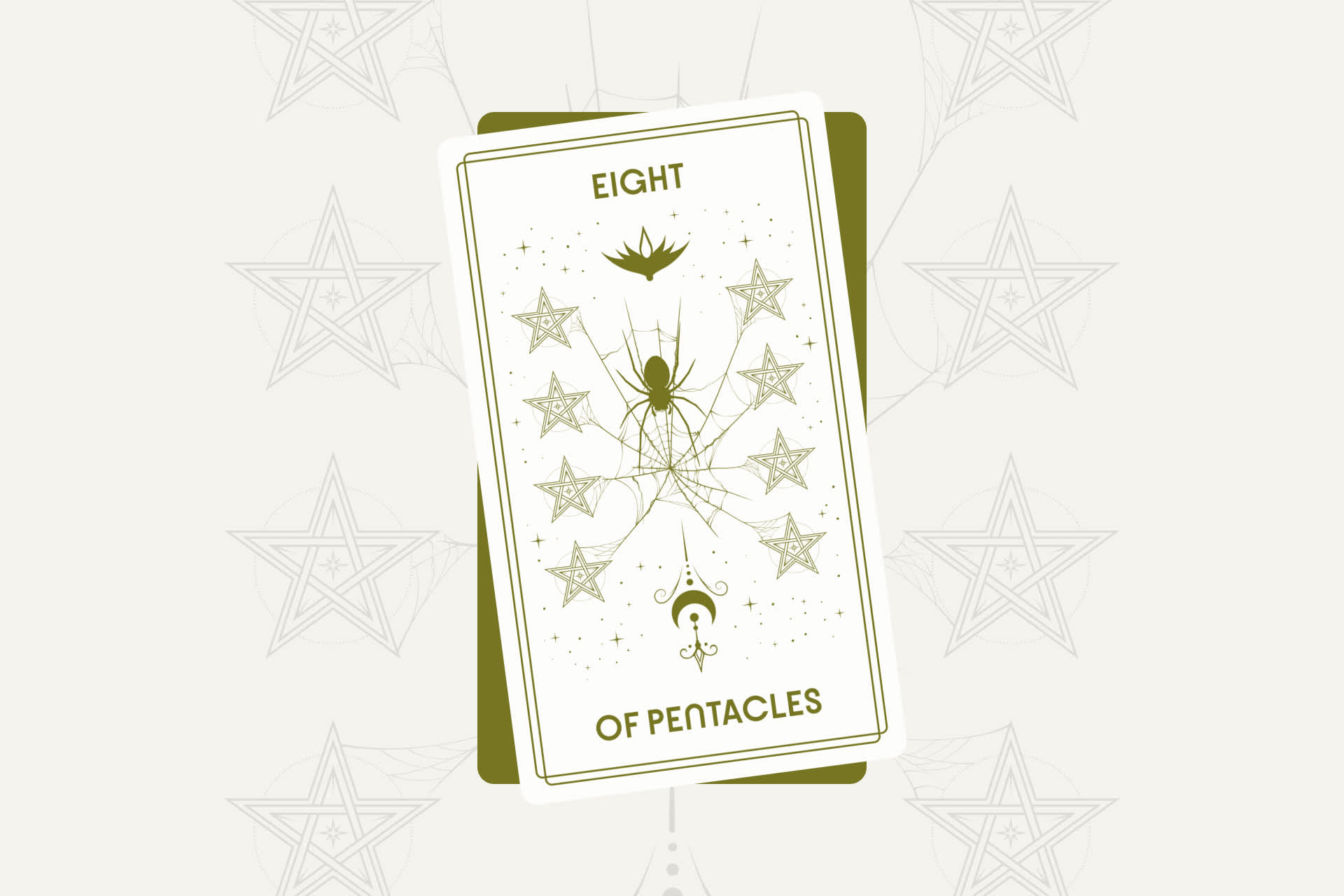 Eight of Pentacles Tarot Card