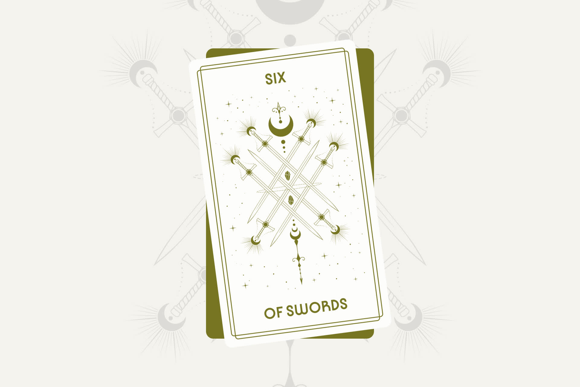 Six of Swords Tarot Card