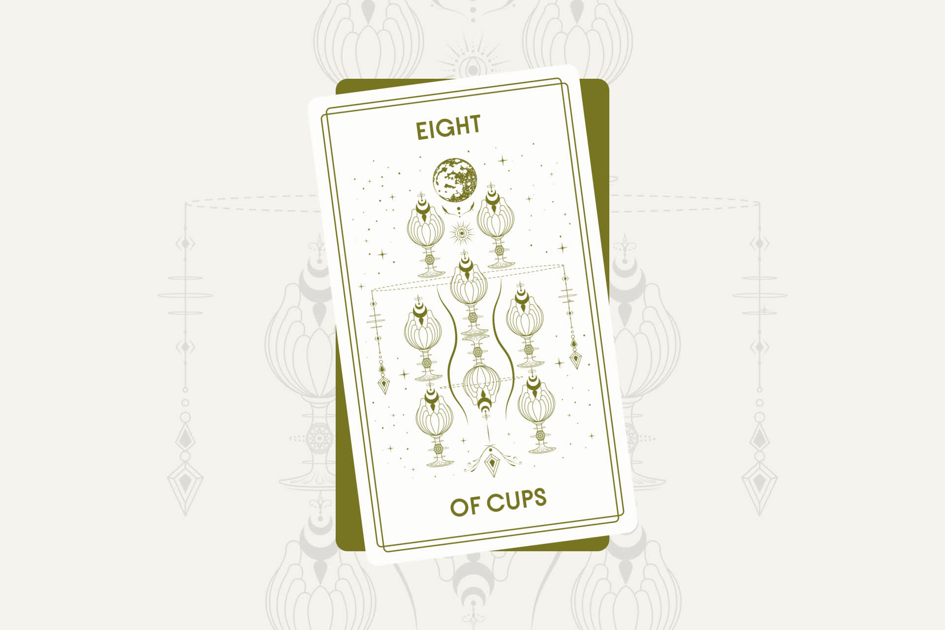 Eight of Cups Tarot Card